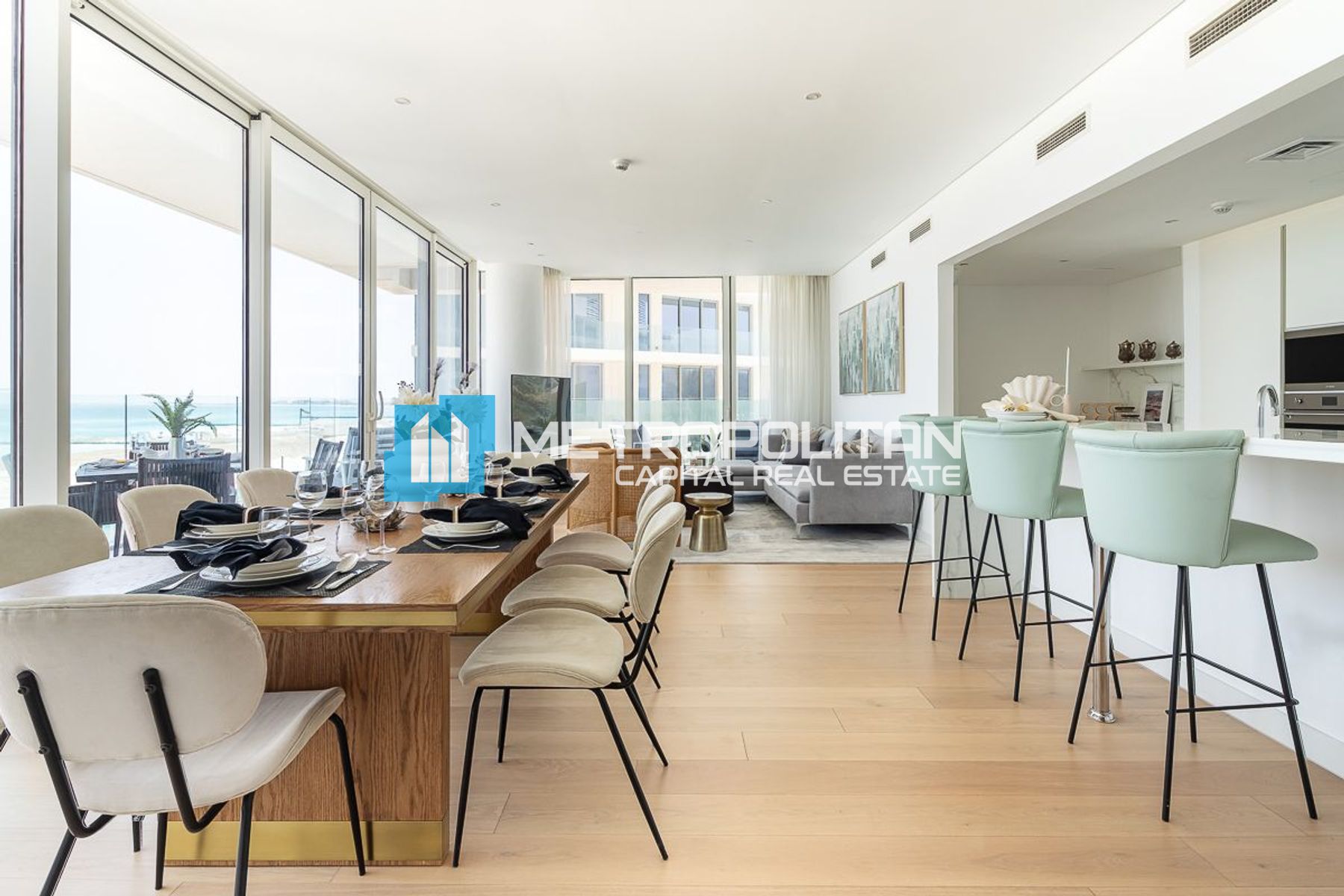 Full Sea View | Unfurnished | 2 Bedrooms + Maids