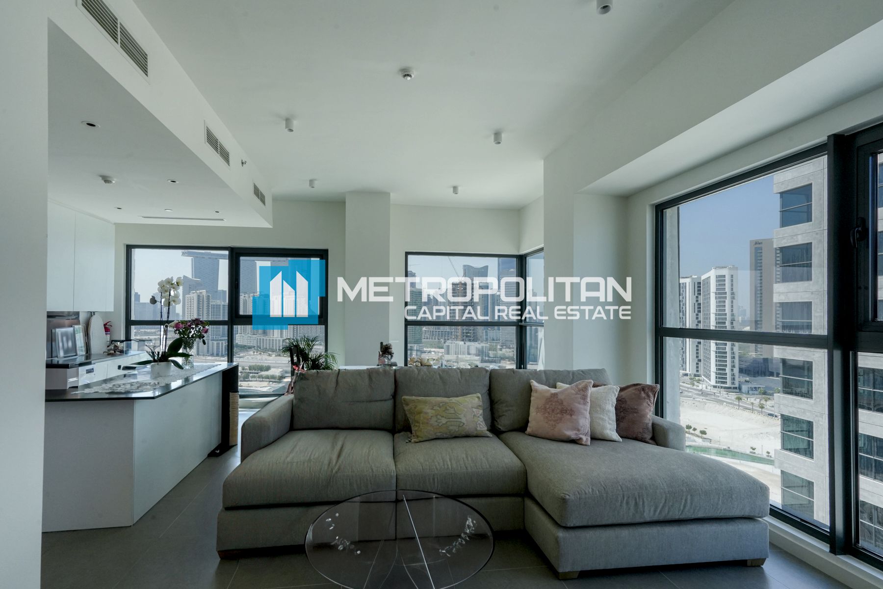 Partial Sea+Road Views | High Floor | Unfurnished