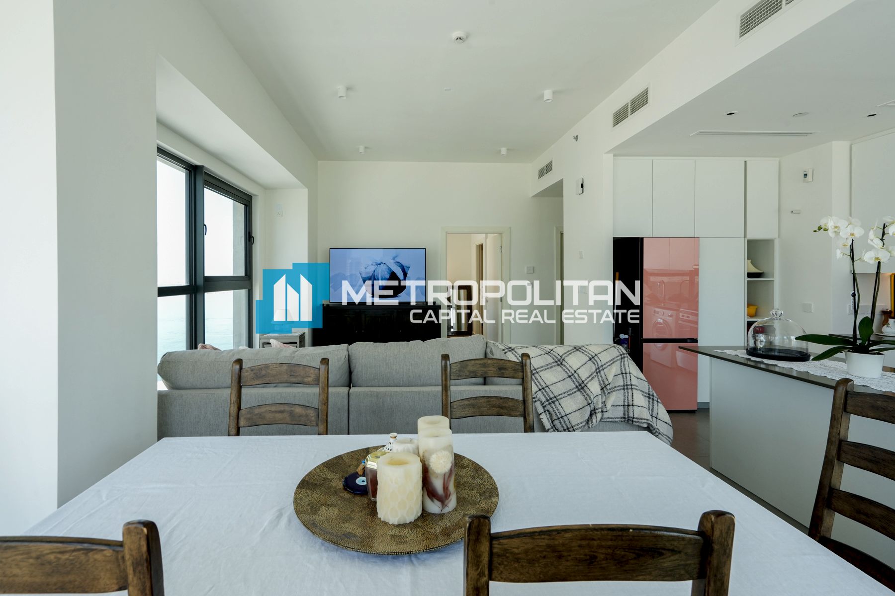 Partial Sea+Road Views | High Floor | Unfurnished