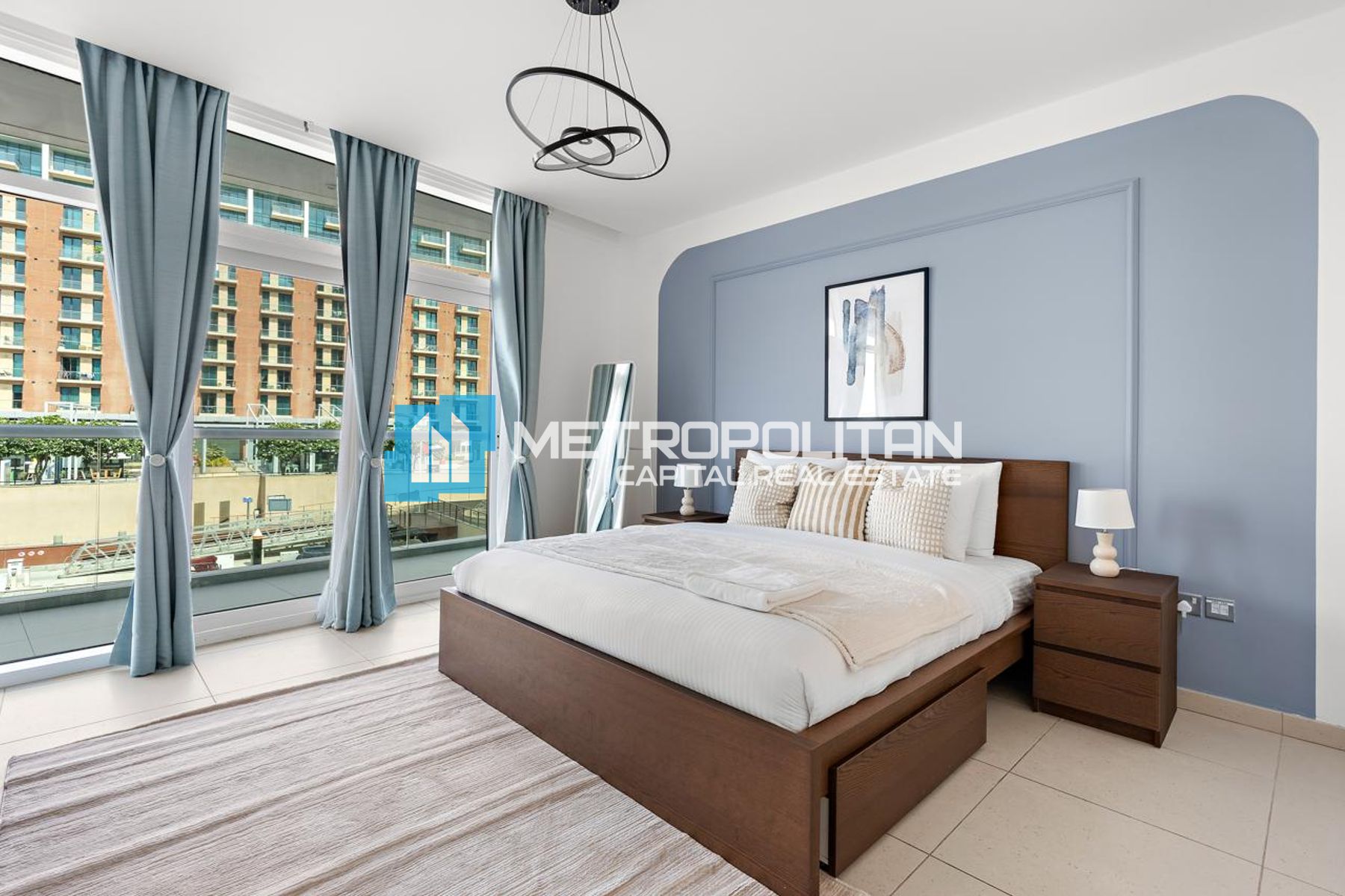 Sea View 1BR | Furnished & Upgraded | Al Bandar