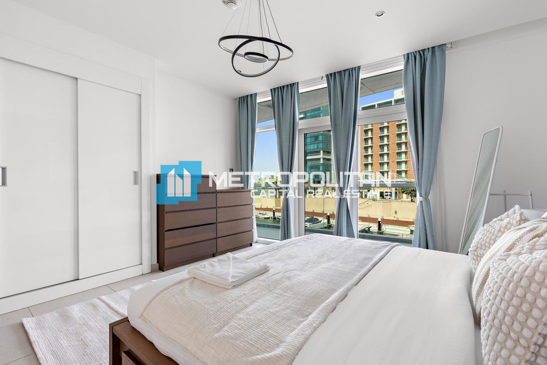 Sea View 1BR | Furnished & Upgraded | Al Bandar