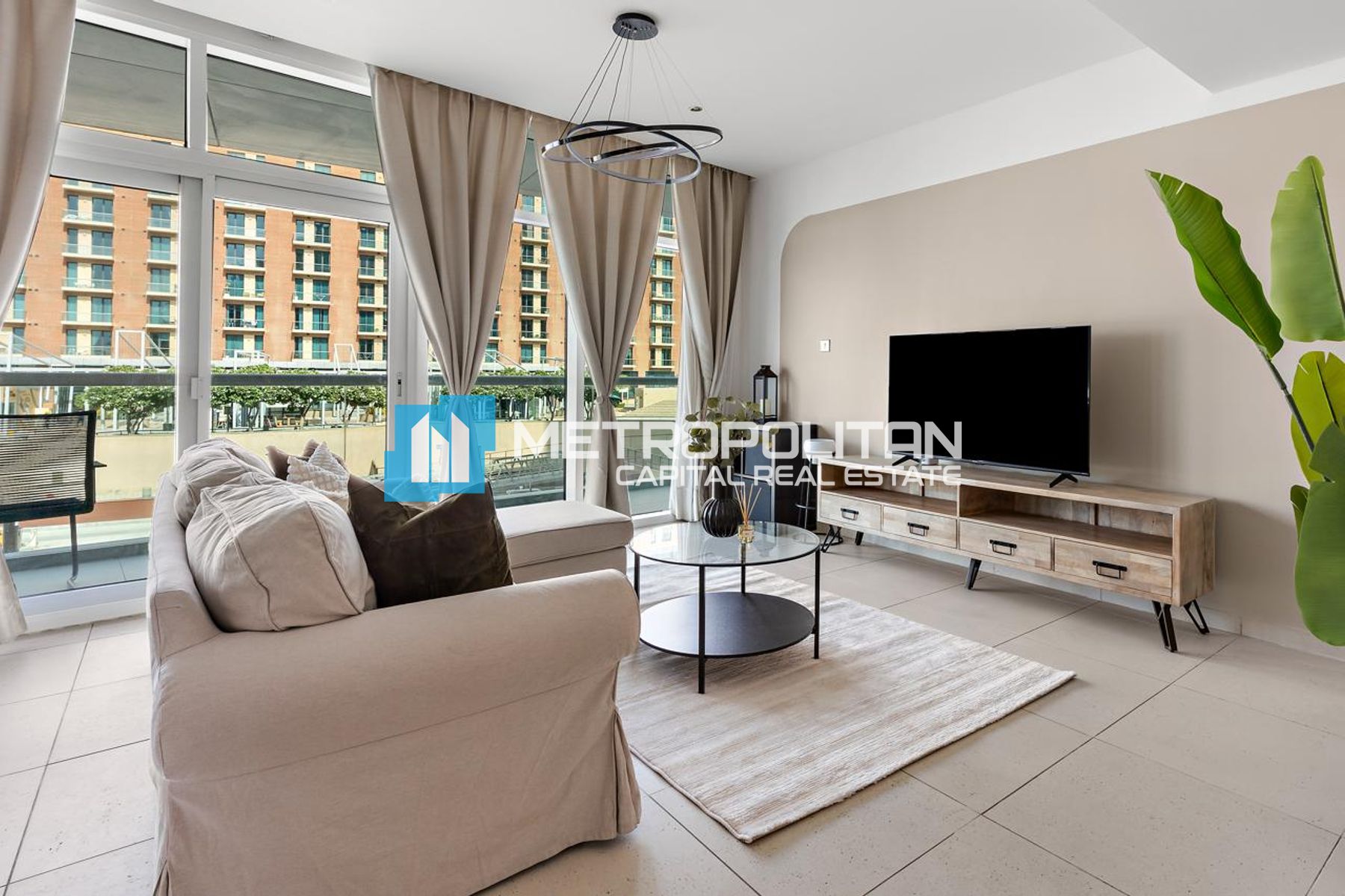 Sea View 1BR | Furnished & Upgraded | Al Bandar