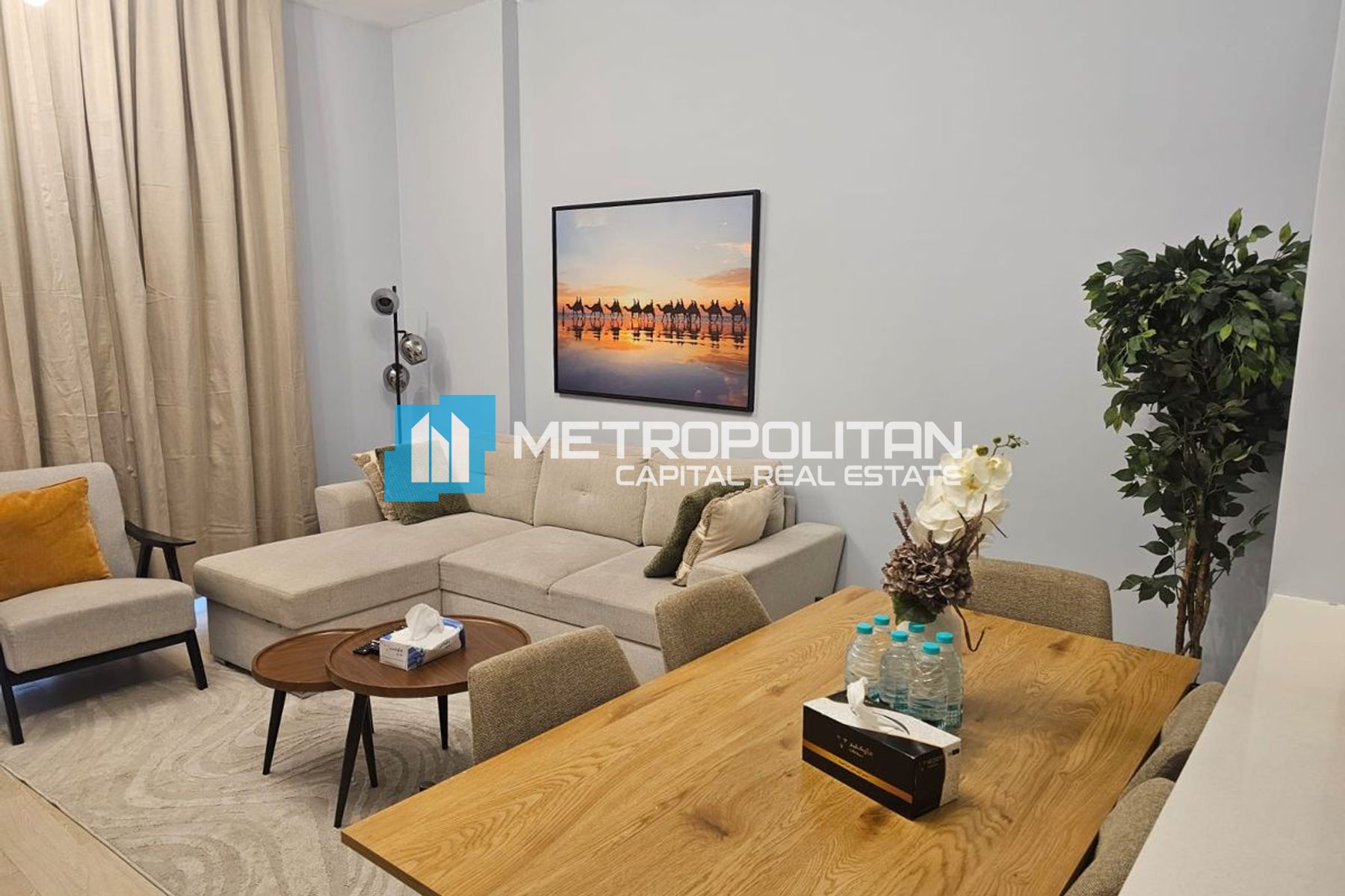 Fully Furnished | Partial Canal View | 2BR+Balcony