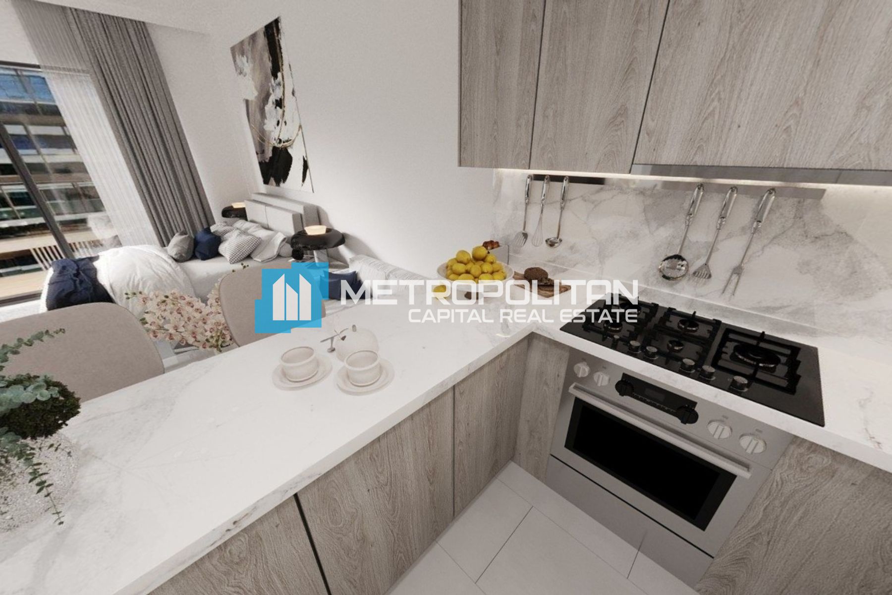 Luxurious Studio | Balcony | Branded Residence
