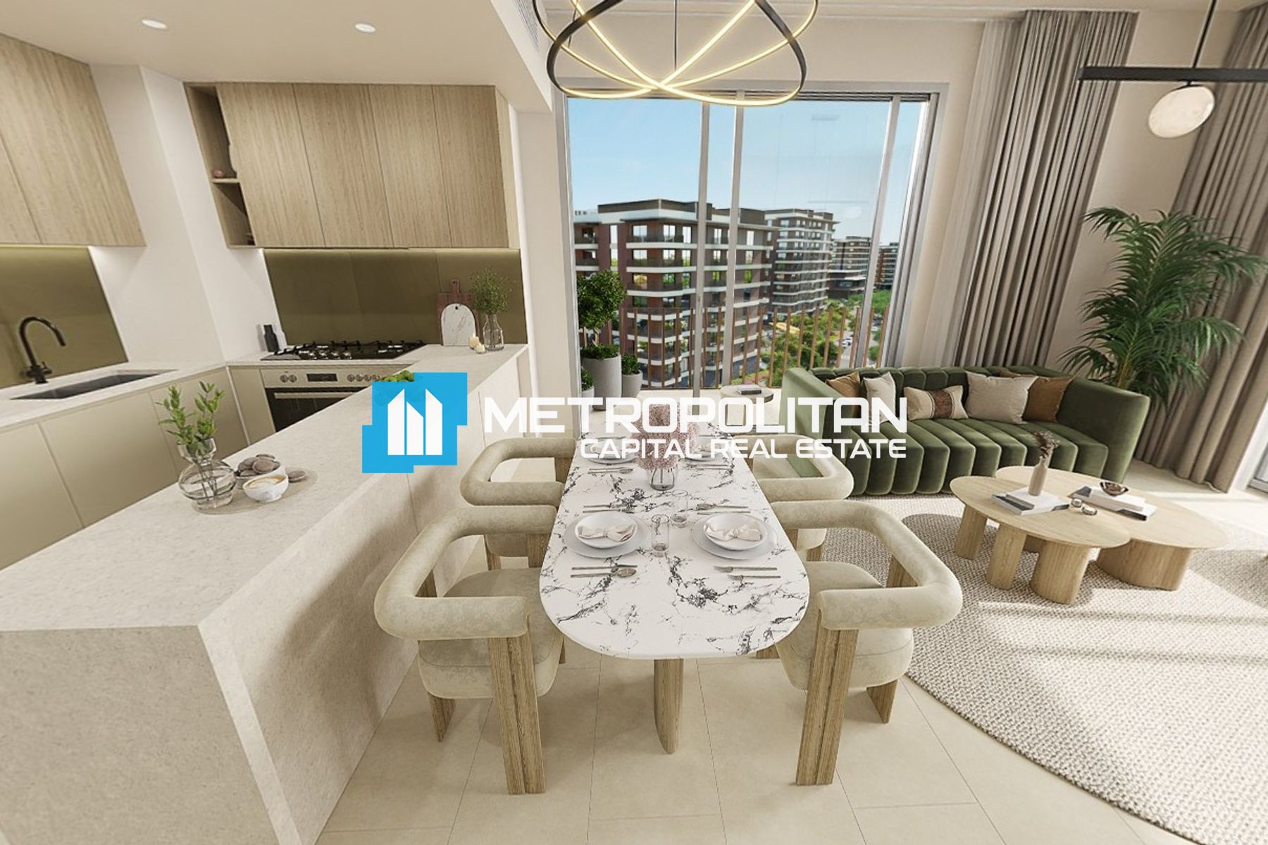 Corner Unit | Mid Floor | 3BR+M with Balcony