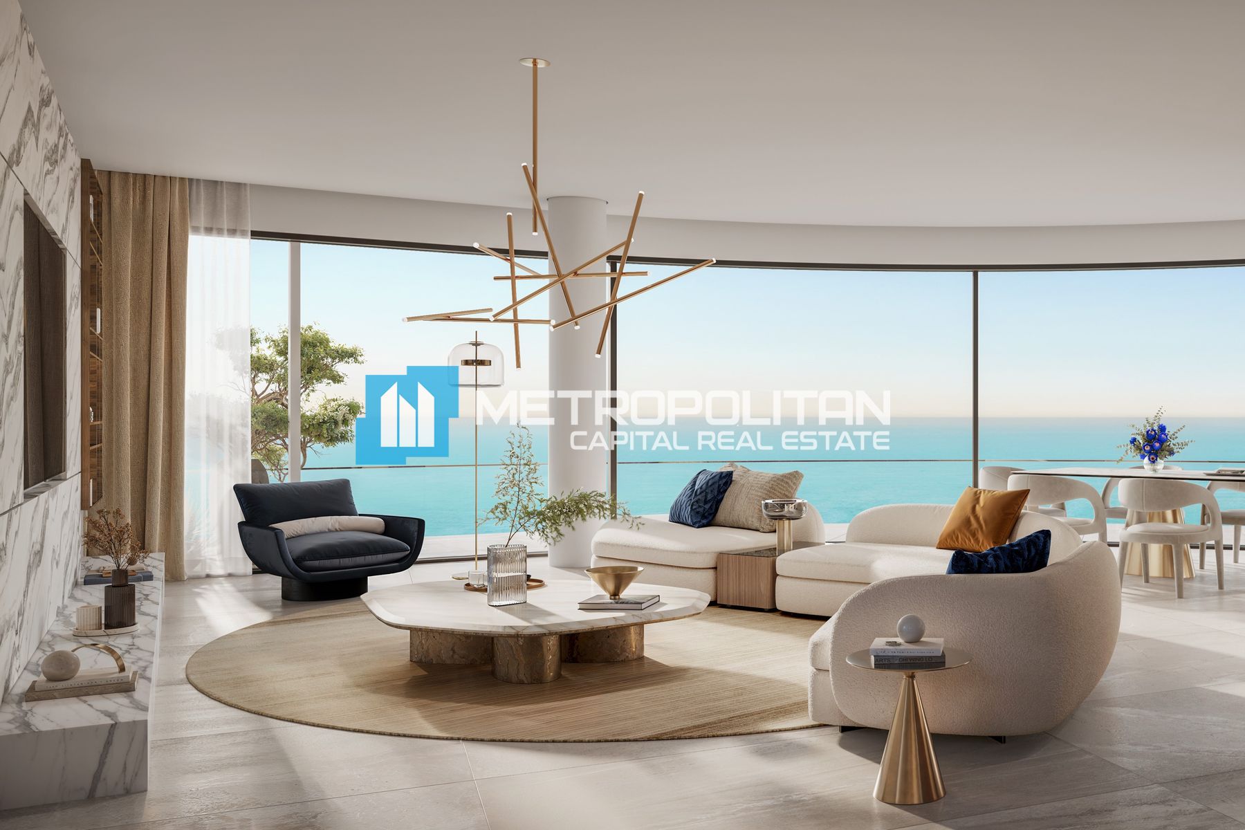 Full Yas Beach View | High Floor 1BR | Best Layout