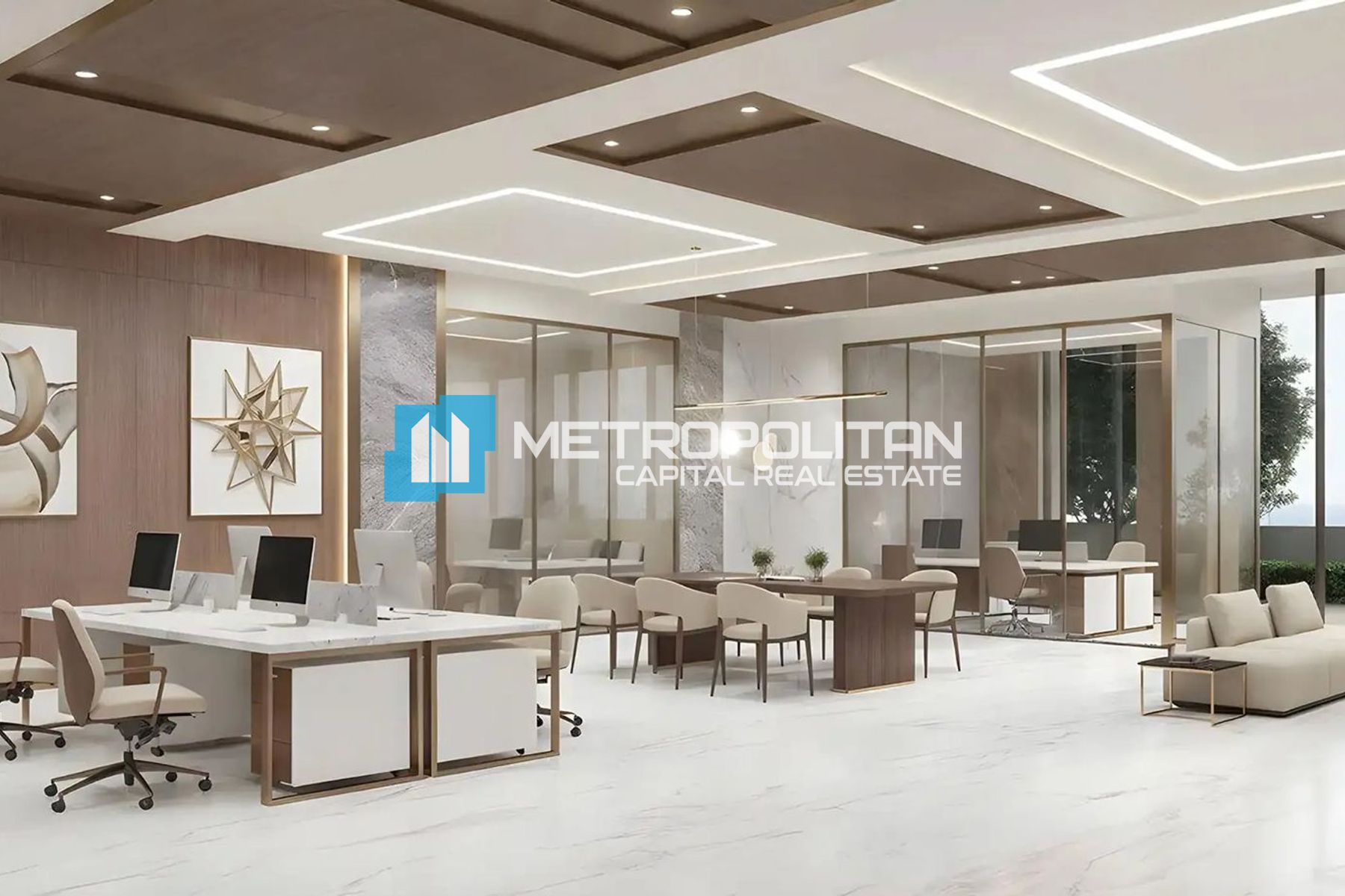 Office|High Floor|Canal View|Huge Layout|Balcony