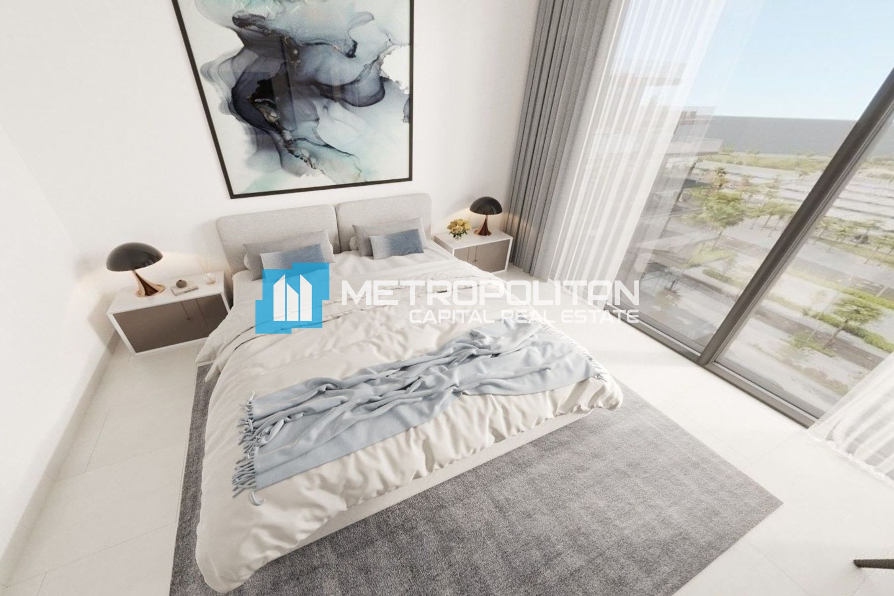 Full Louvre and Sea View | Luxury 2BR | Balcony