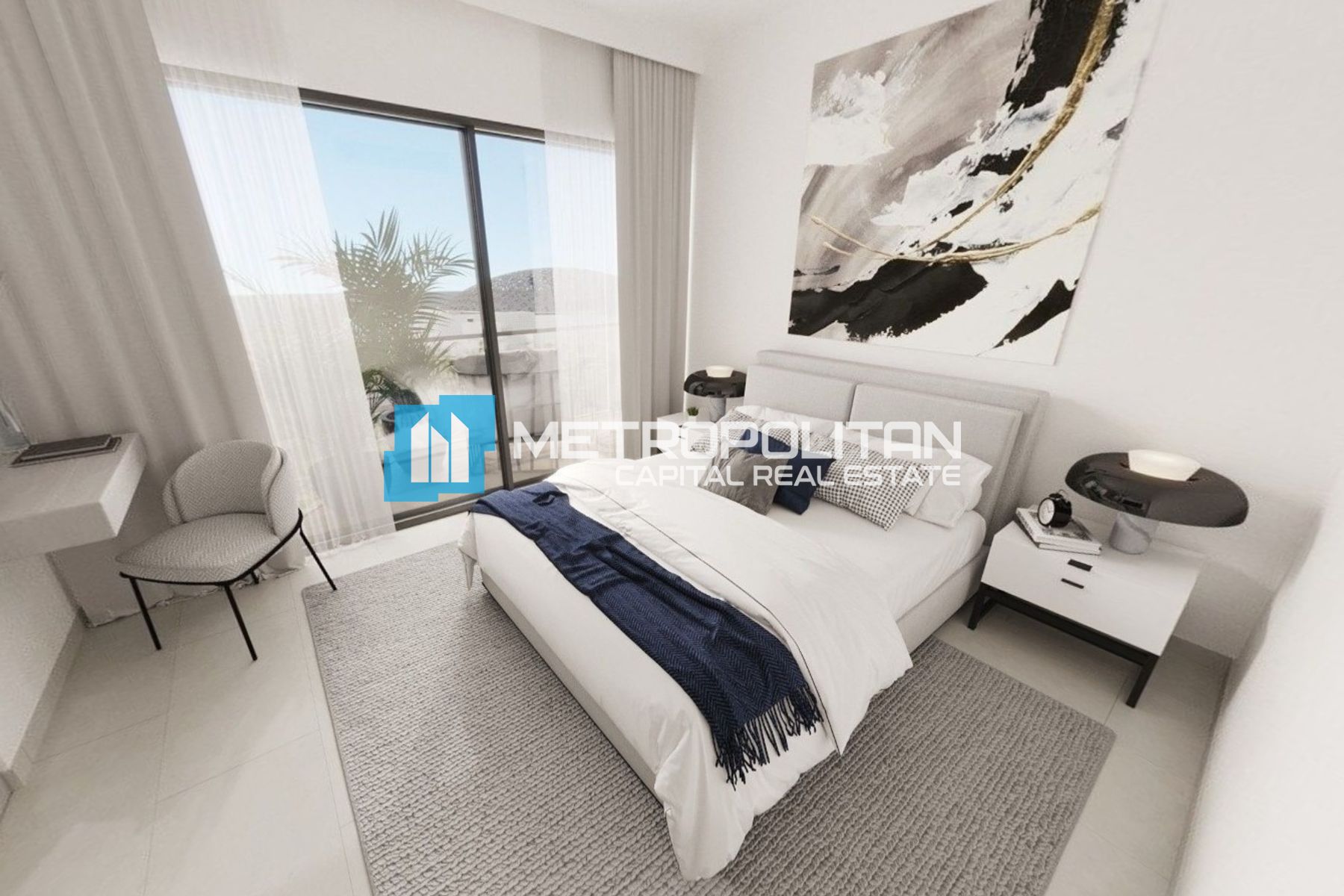 Full Louvre and Sea View | Luxury 2BR | Balcony
