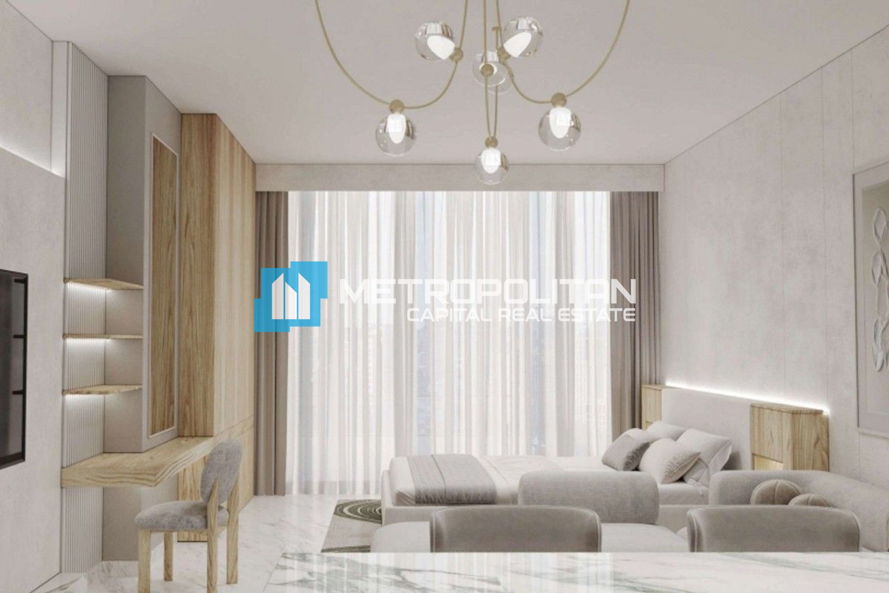 Spacious 1BR w/ Balcony | High floor | Corner unit