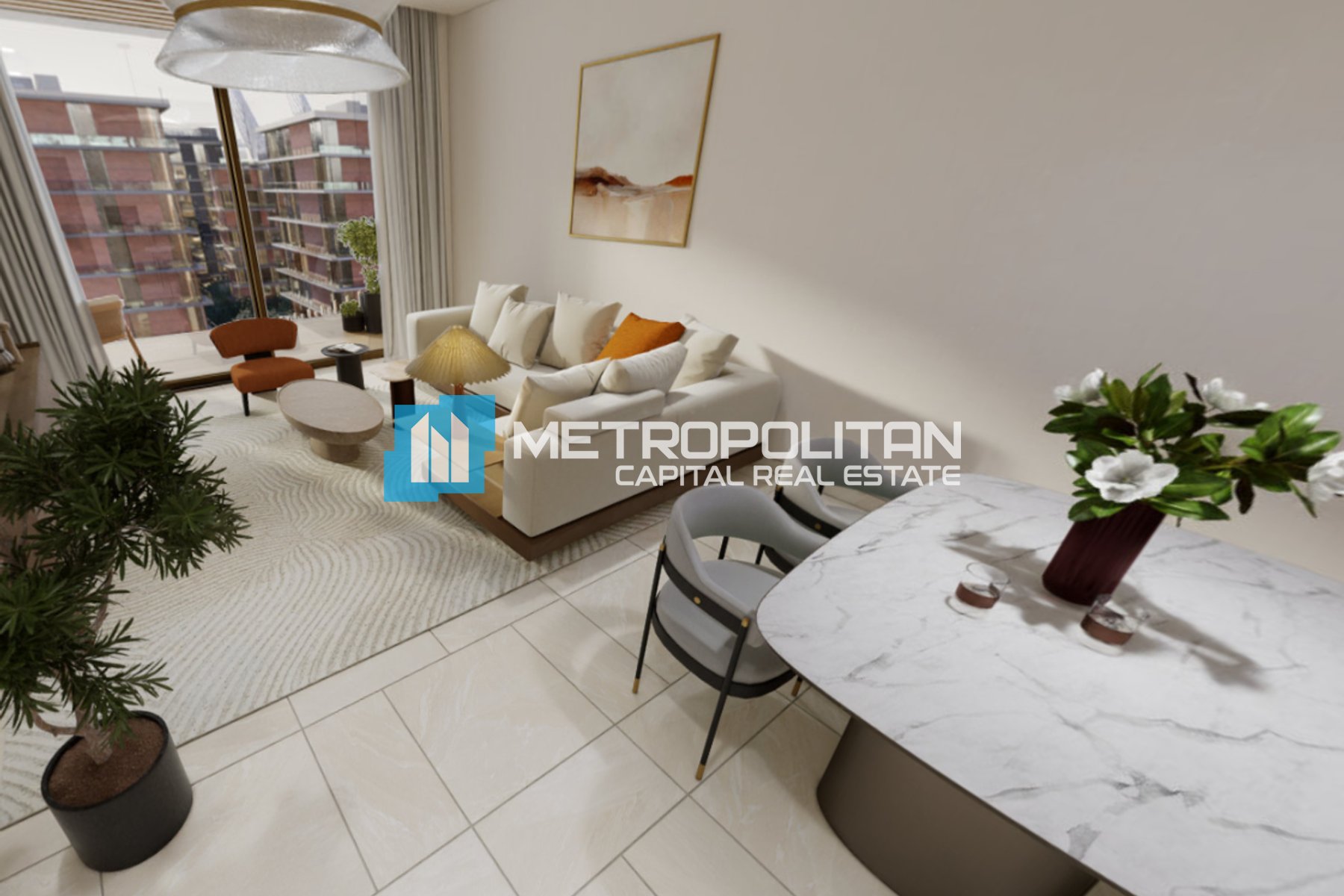 Luxury 1BR w/ Balcony | Laundry Area | High Floor