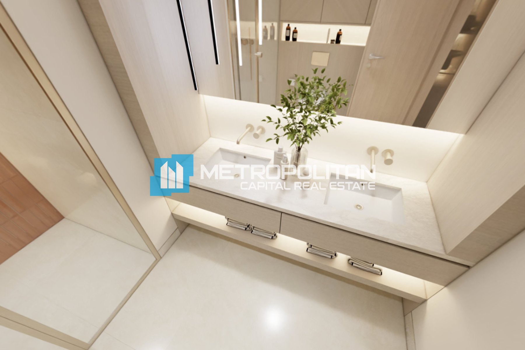 Luxury 1BR w/ Balcony | Laundry Area | High Floor