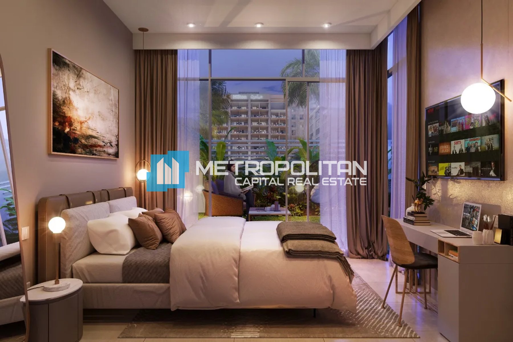 Fully Furnished | 2BR w/ Balcony | Waterfront View