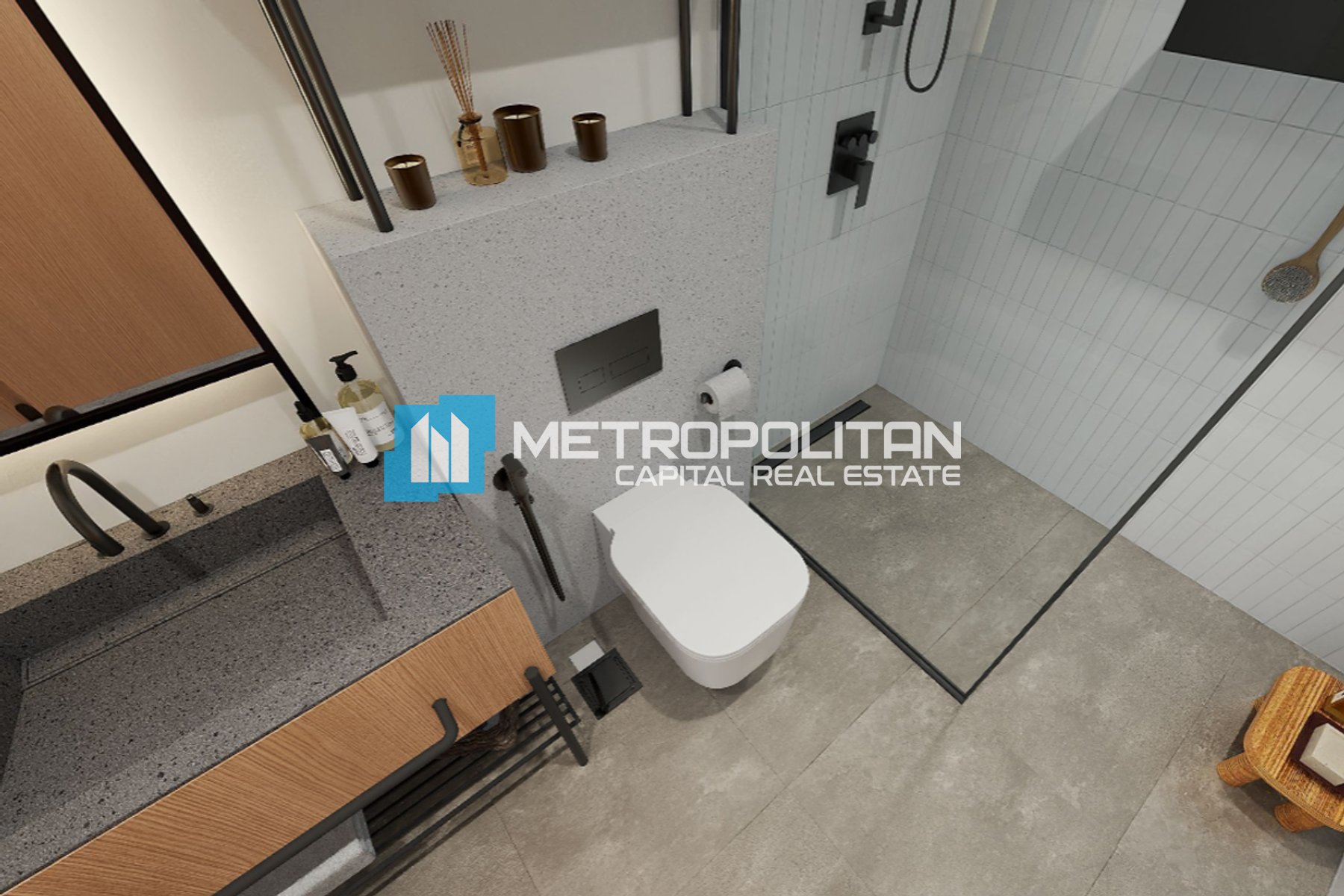 Premium 1BHK | High Floor | Partial Canal View