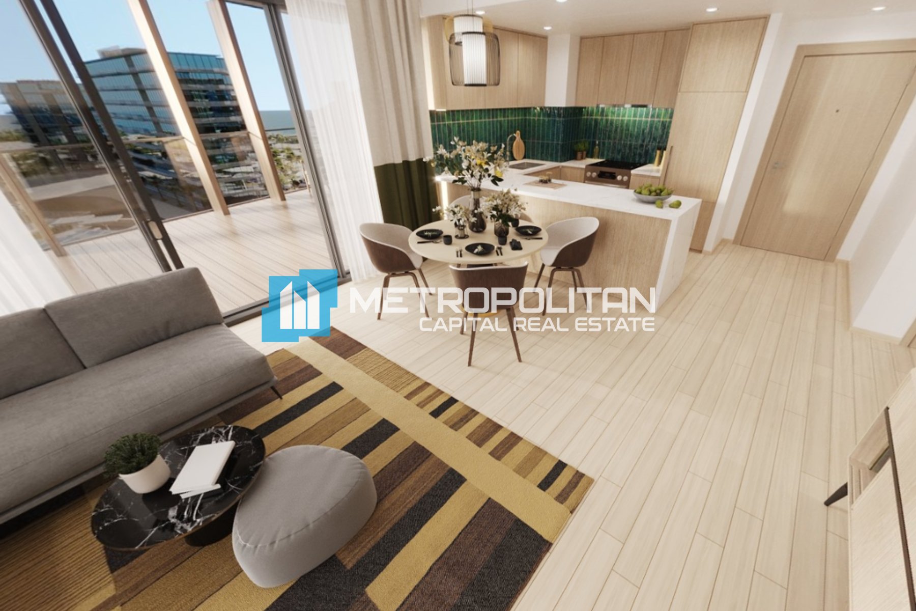 Partial Sea View | Corner 1BR+Balcony | High Floor