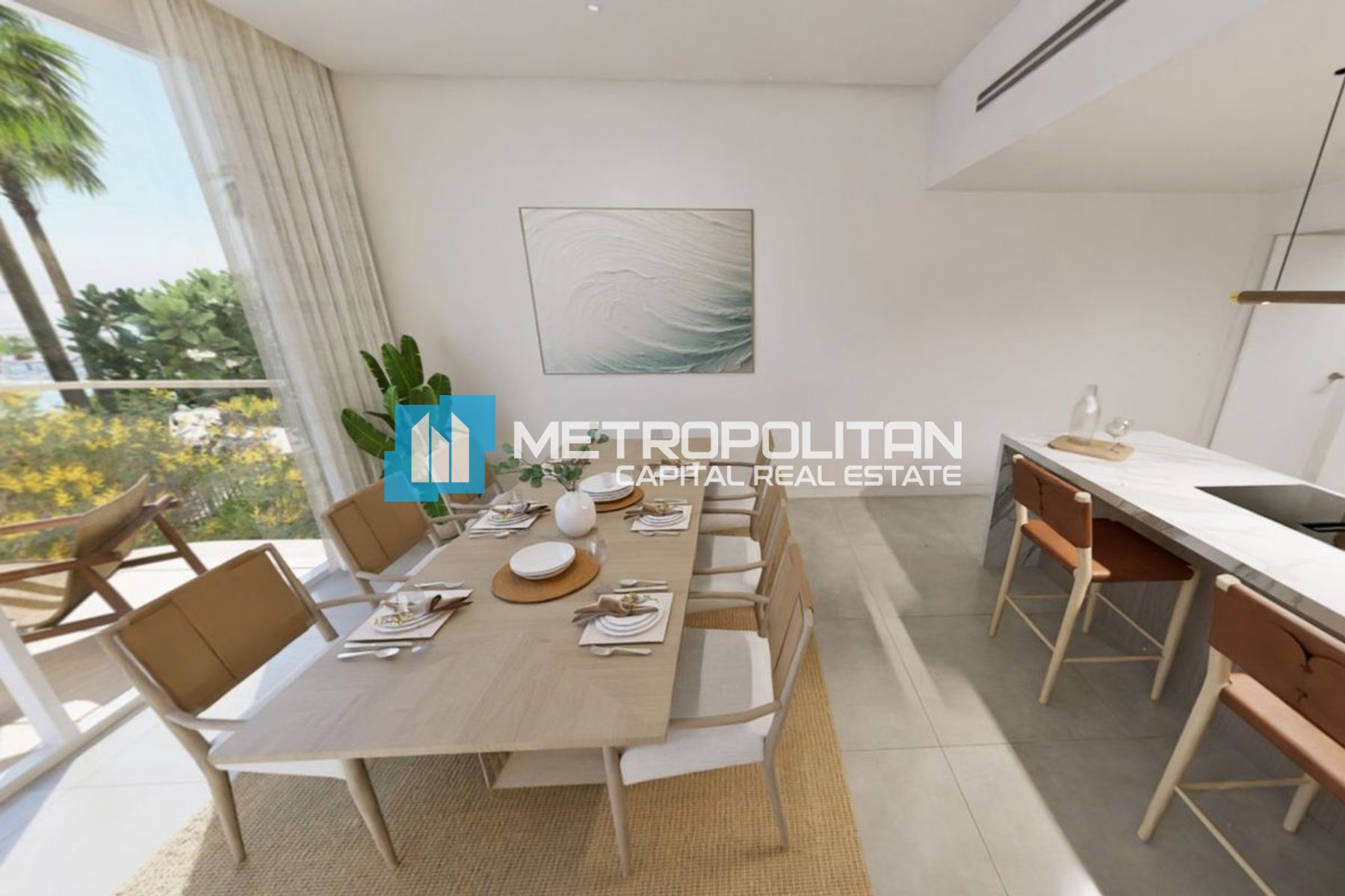 Partial Sea View | 1 BR w/ Laundry | Balcony