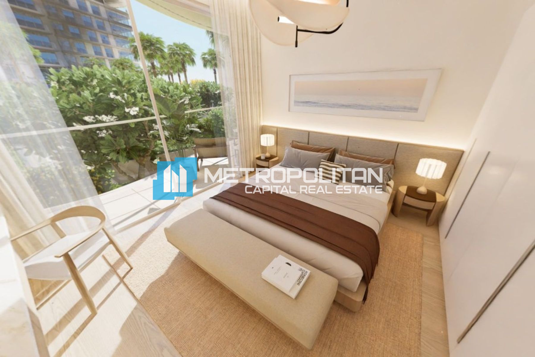 Partial Sea View | 1 BR w/ Laundry | Balcony