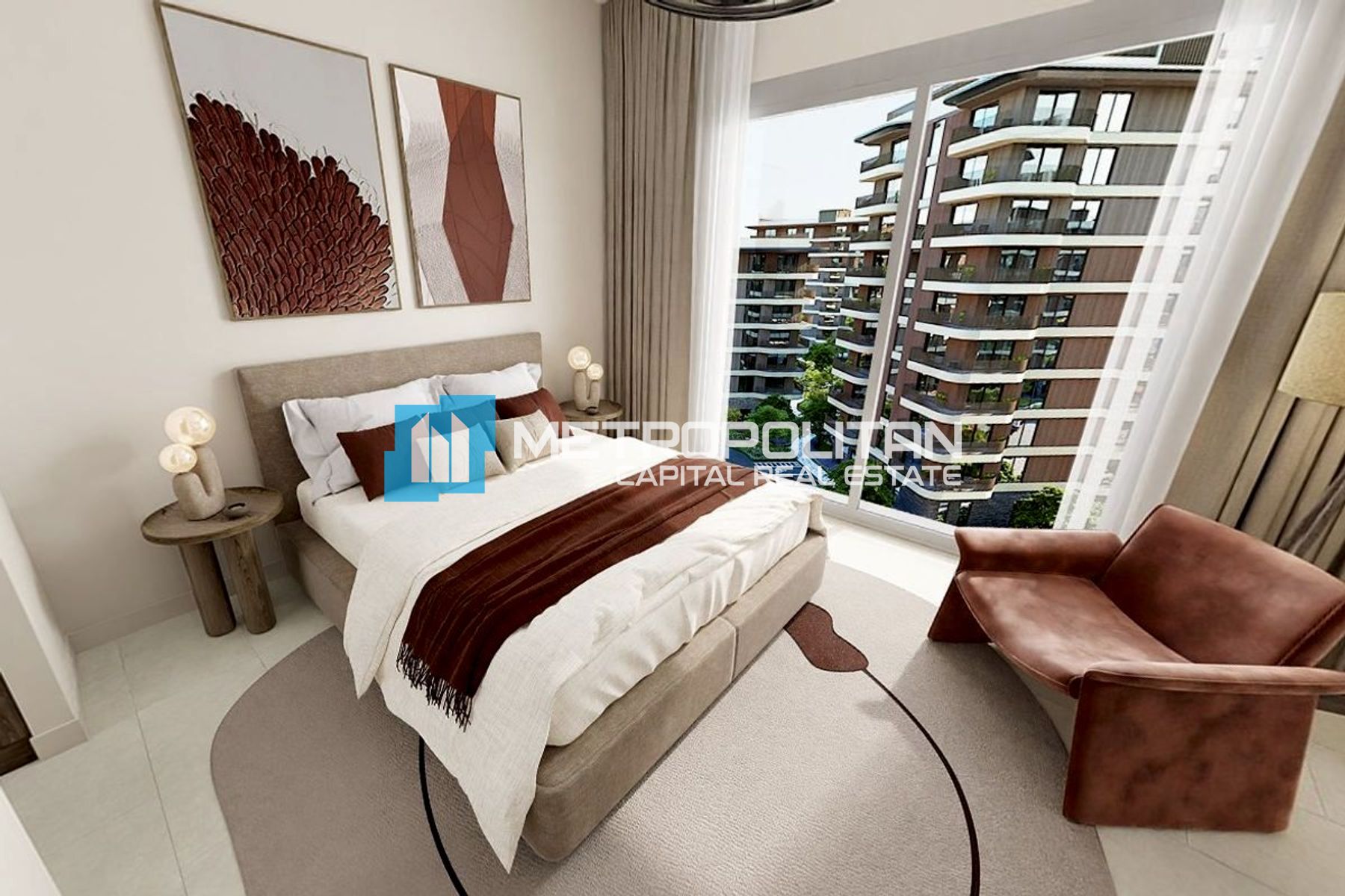 High Floor | 2BR w/ Balcony | Canal & City View