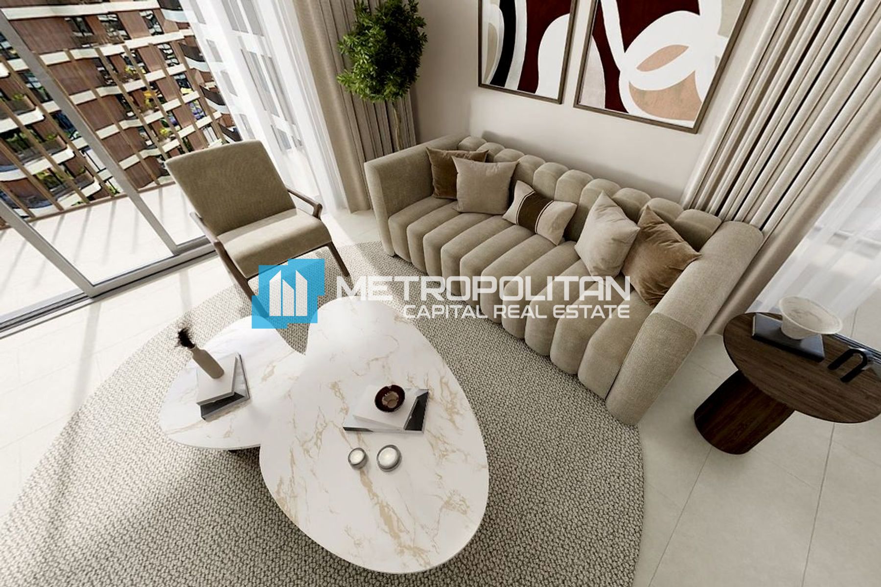 High Floor | 2BR w/ Balcony | Canal & City View