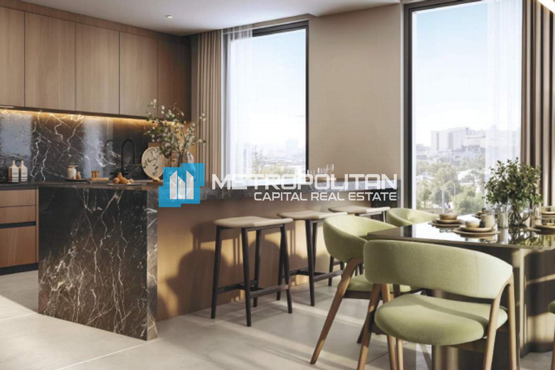 Partial Mangrove View | 2BR+Maids | High Floor