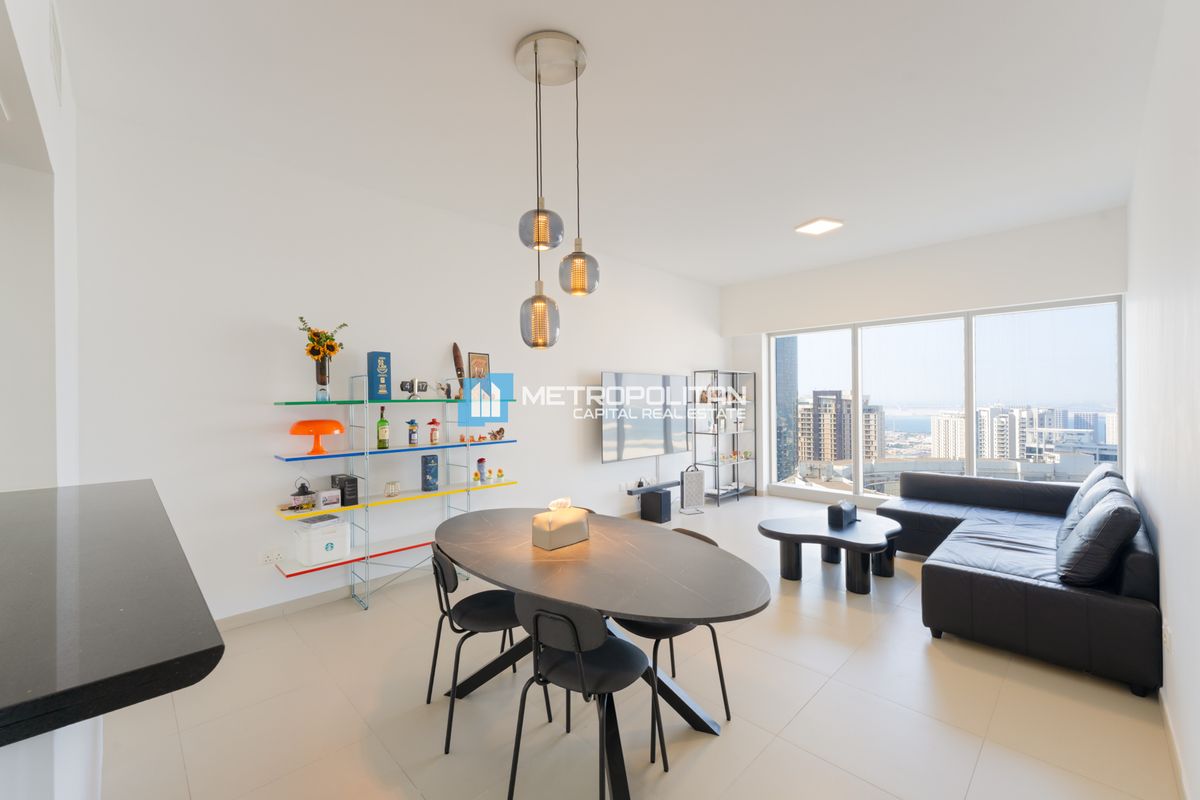 Skyline View | High Floor 1BR w/ Study | Furnished