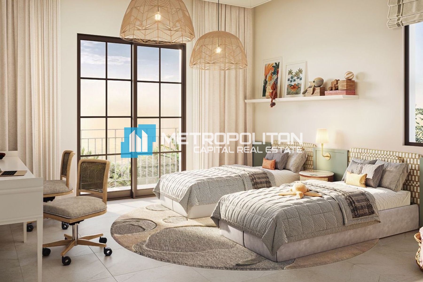 Marbella | 3BR+M w/ Balcony | Storage and Laundry