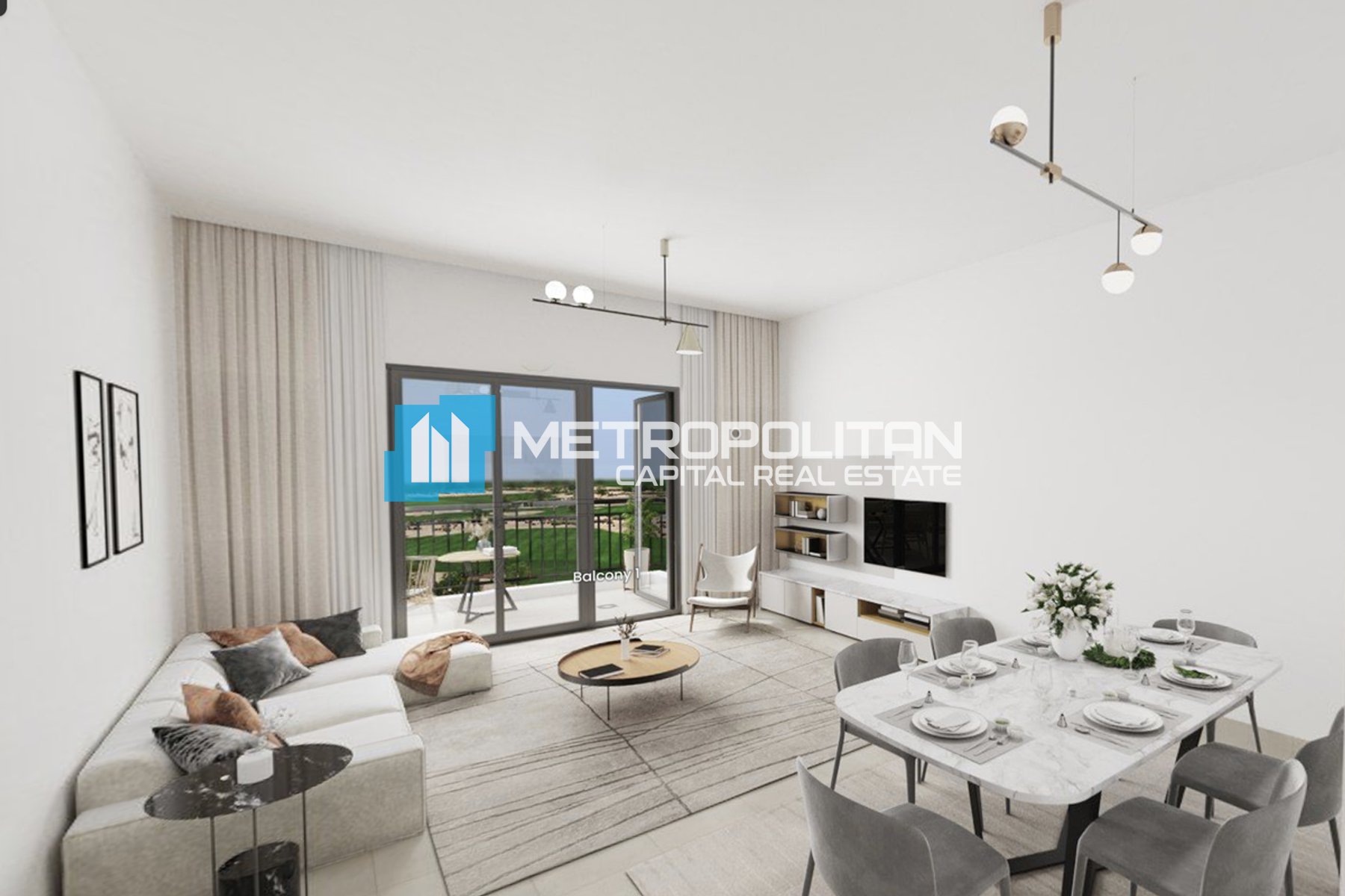 Rare 2BHK|Golf and Water View|2Balconies|Furnished