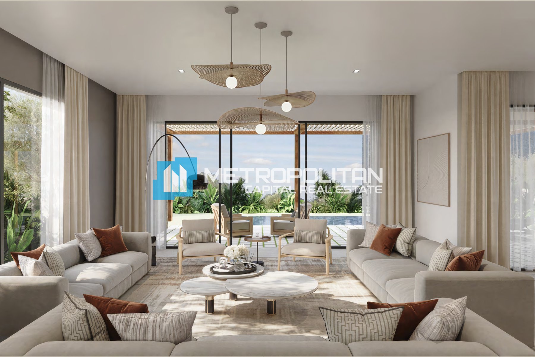 4BR+Office| Skyline, Canal & Park View| Beachfront