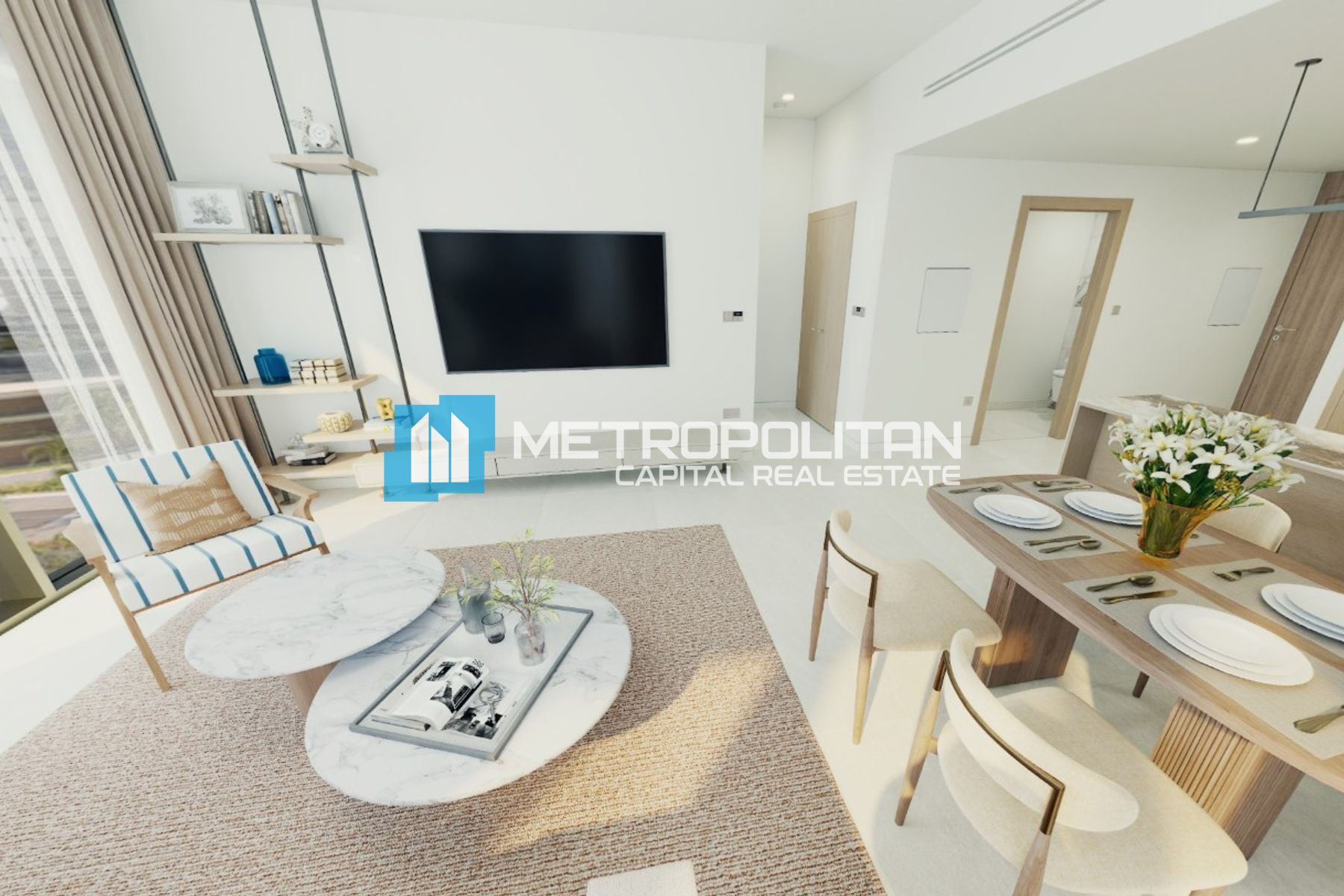 Partial Sea View | High Floor | Corner 1BR+Balcony