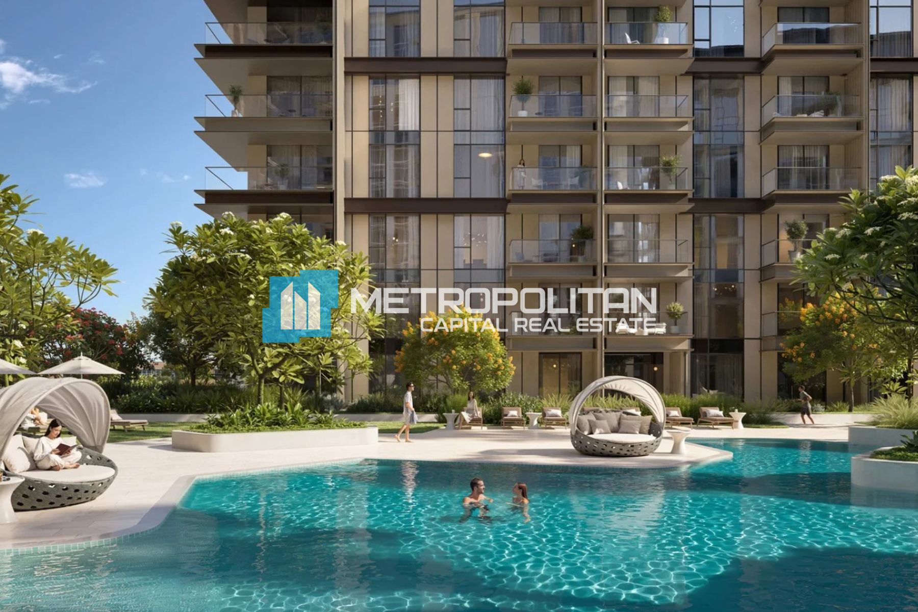 2 BEDS + MAID'S ROOM + BALCONY | COMMUNITY VIEW