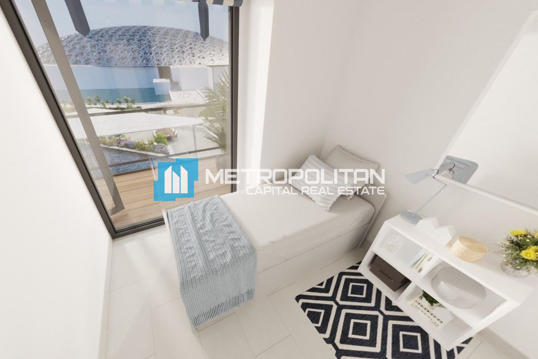 Full Louvre View | Premium 2BR+M | Wide Terrace