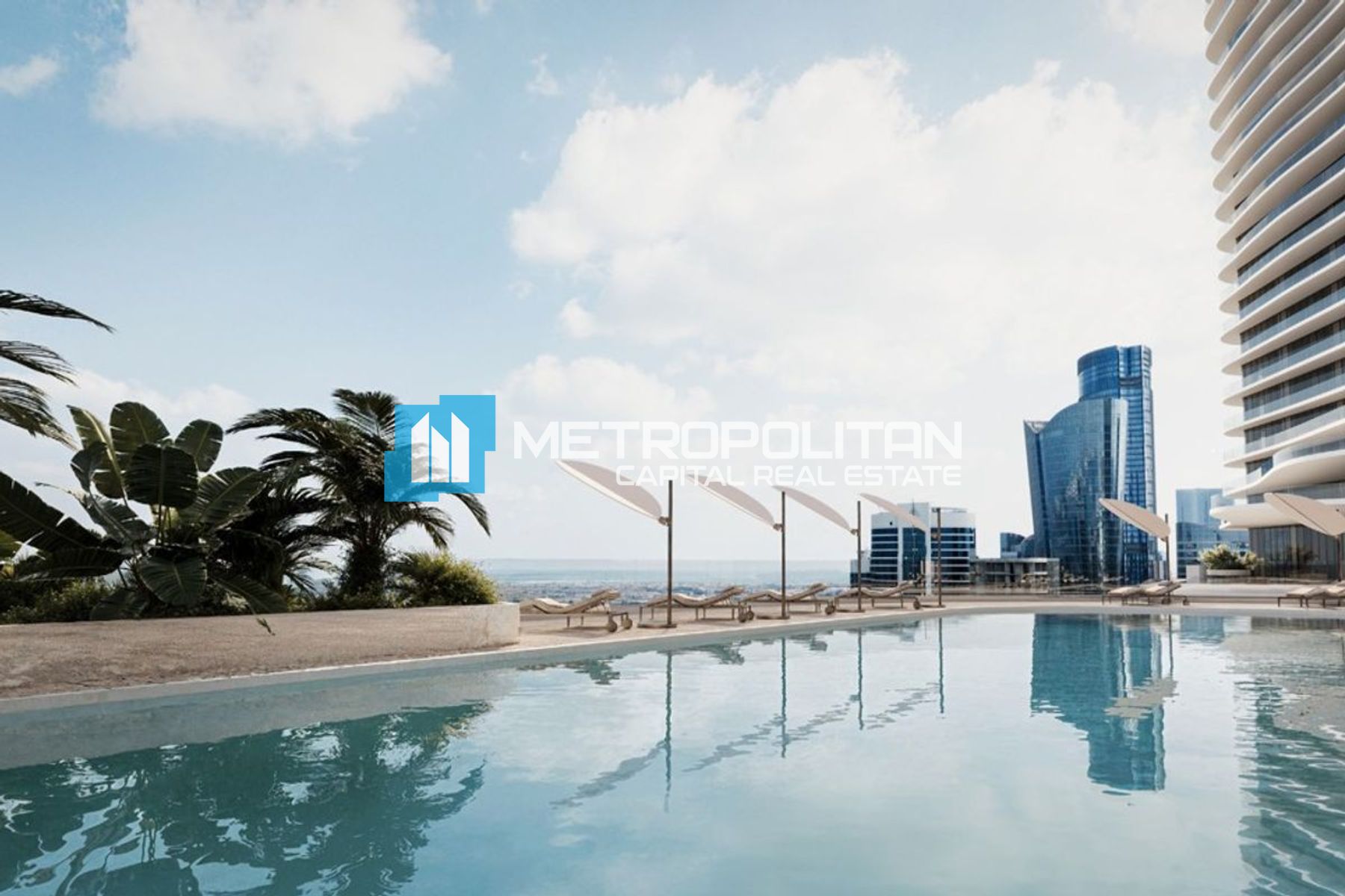 Furnished|1BR w/ Study High-End|Balcony|Canal View