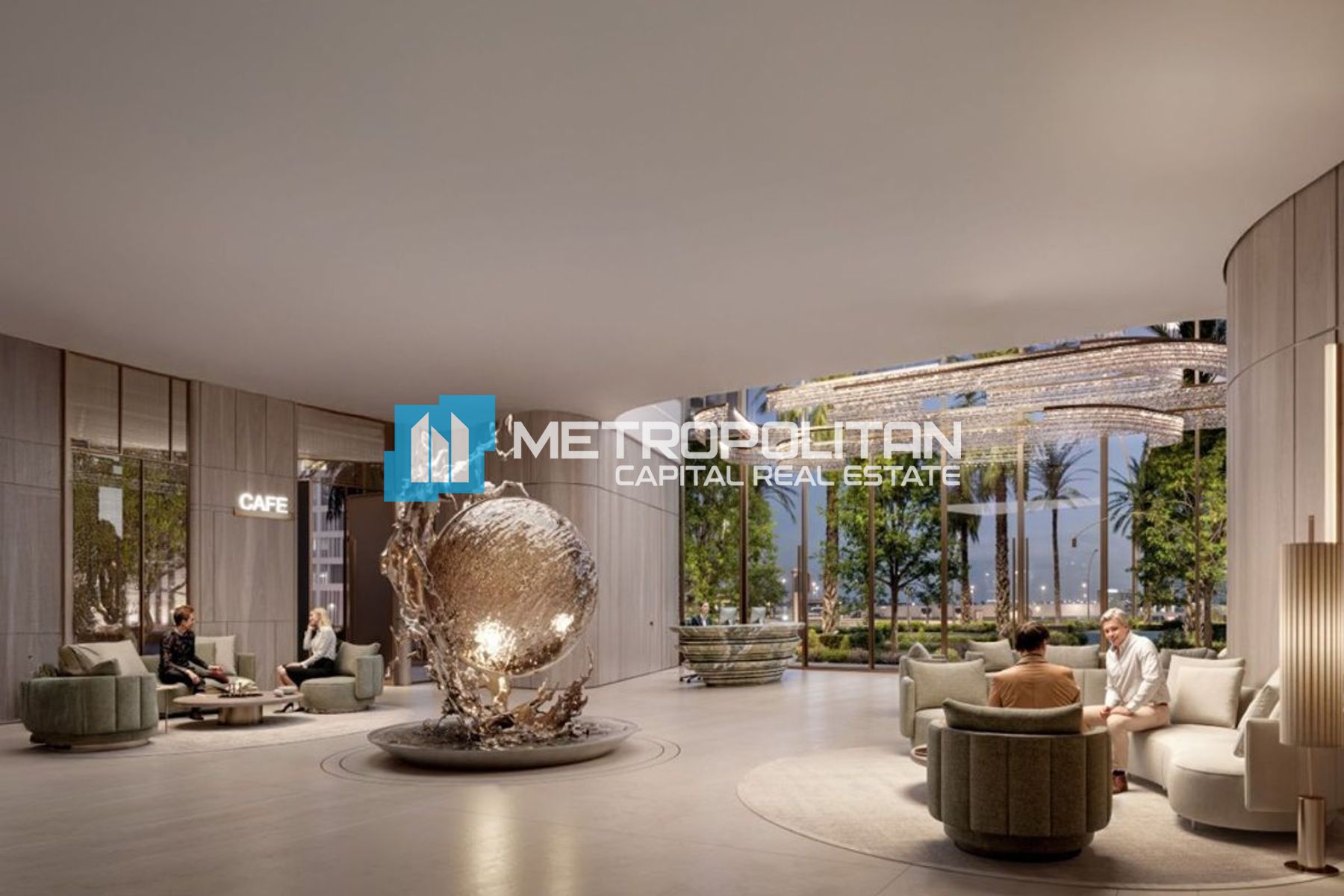 Furnished|1BR w/ Study High-End|Balcony|Canal View