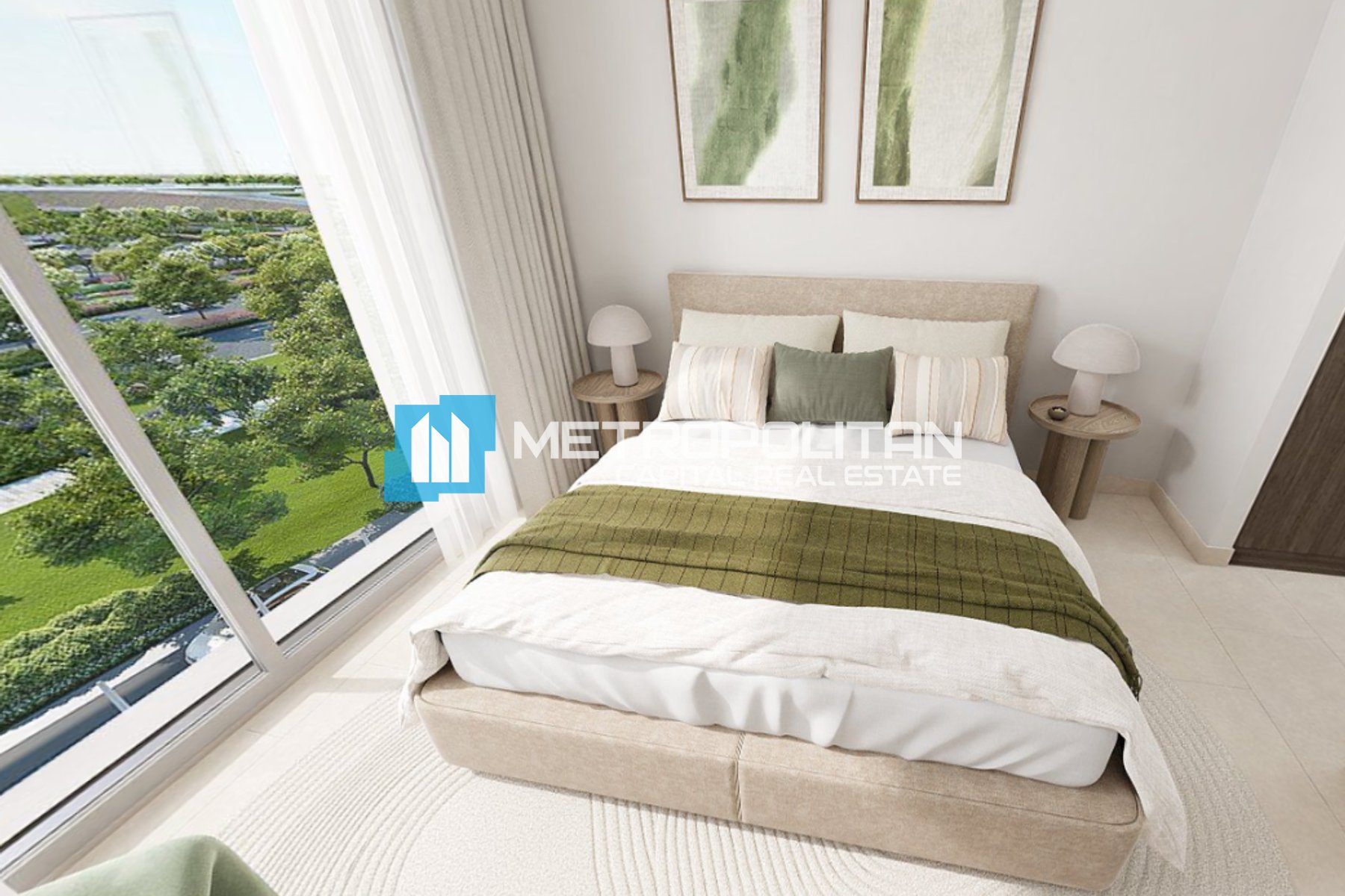 Park View | Elegant 2BR w/Balcony | Great Location