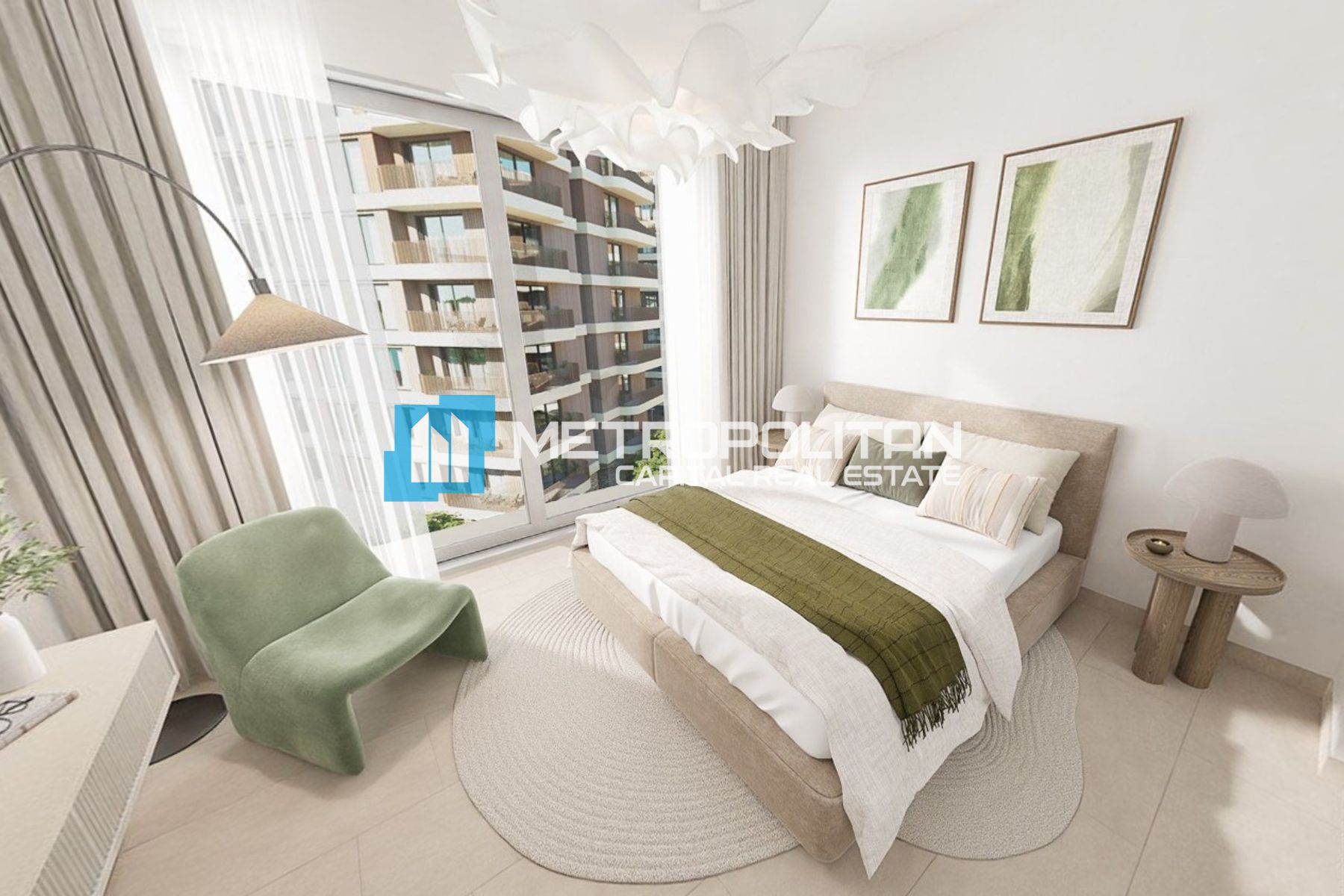 Canal View | Corner 2BR w/ Balcony | Maids Room