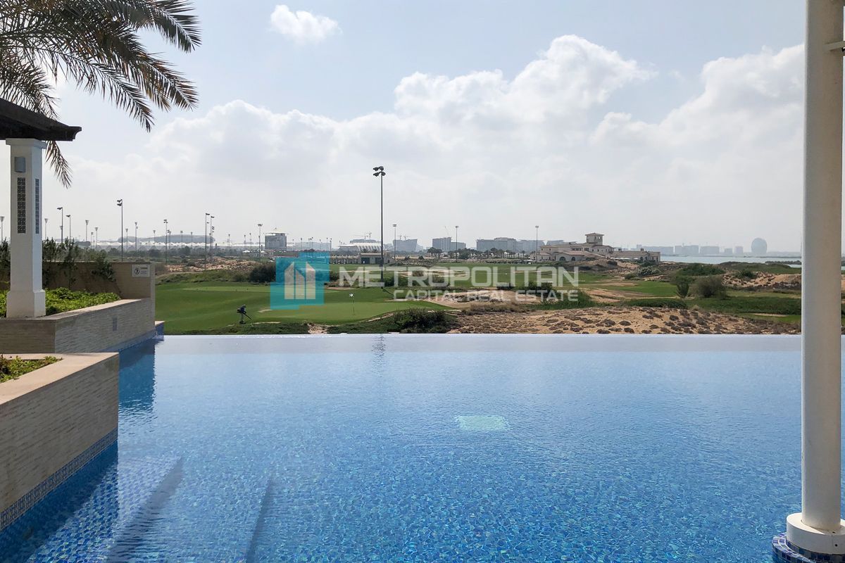 Full Golf & Sea View | High Floor | 3 BR w/ Maids