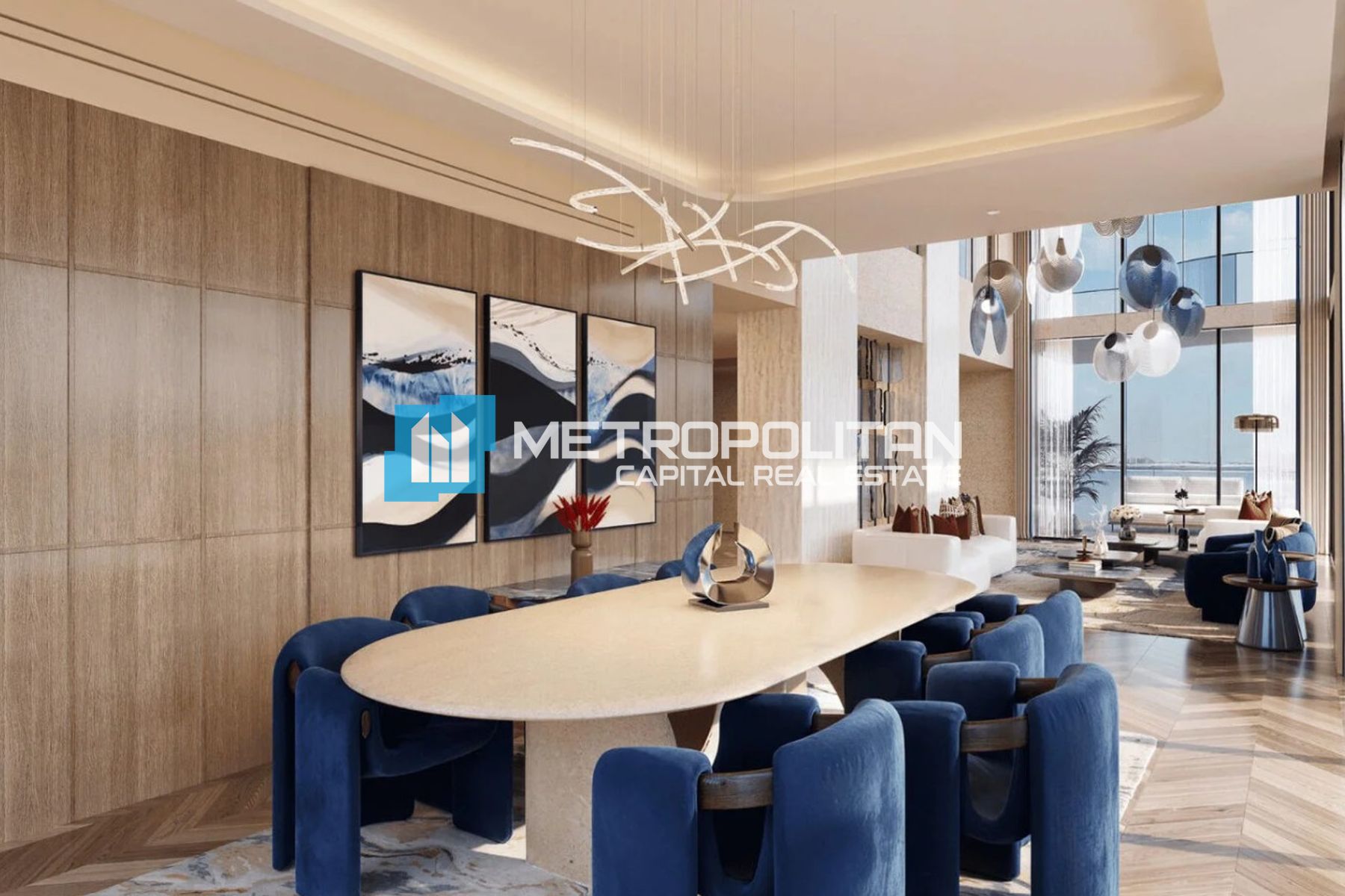 High Floor 2BR+M | Balcony | Waterfront Residences