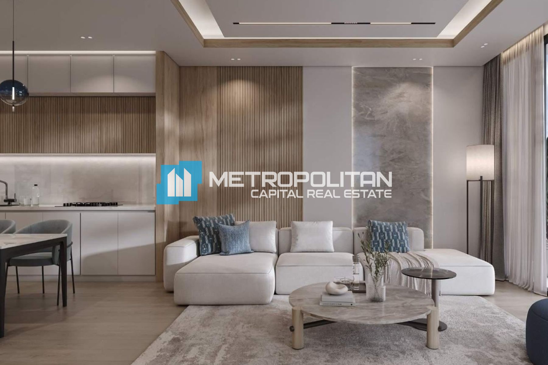 Furnished 3BR+M|High Floor|2 Balconies|Canal View