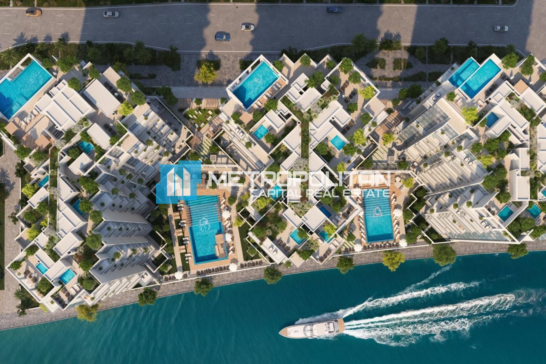 Furnished 3BR+M|High Floor|2 Balconies|Canal View