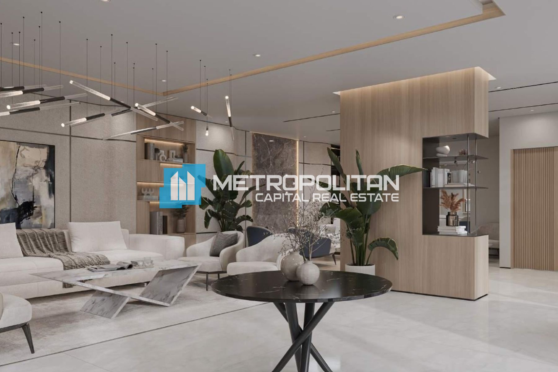 Furnished 3BR+M|High Floor|2 Balconies|Canal View