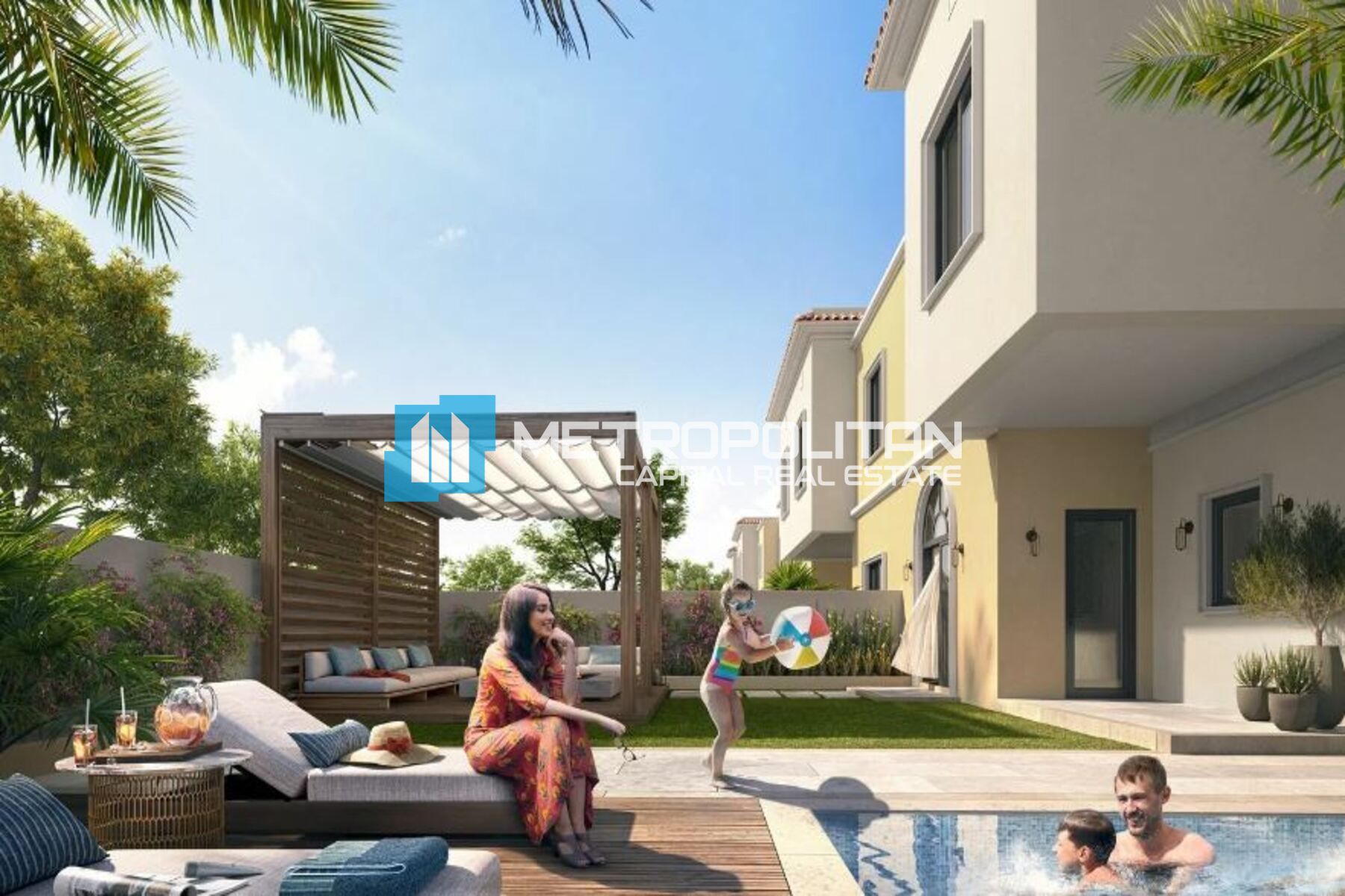 Modern 3BR+M| Double Row Townhouse| Yas Park Gate