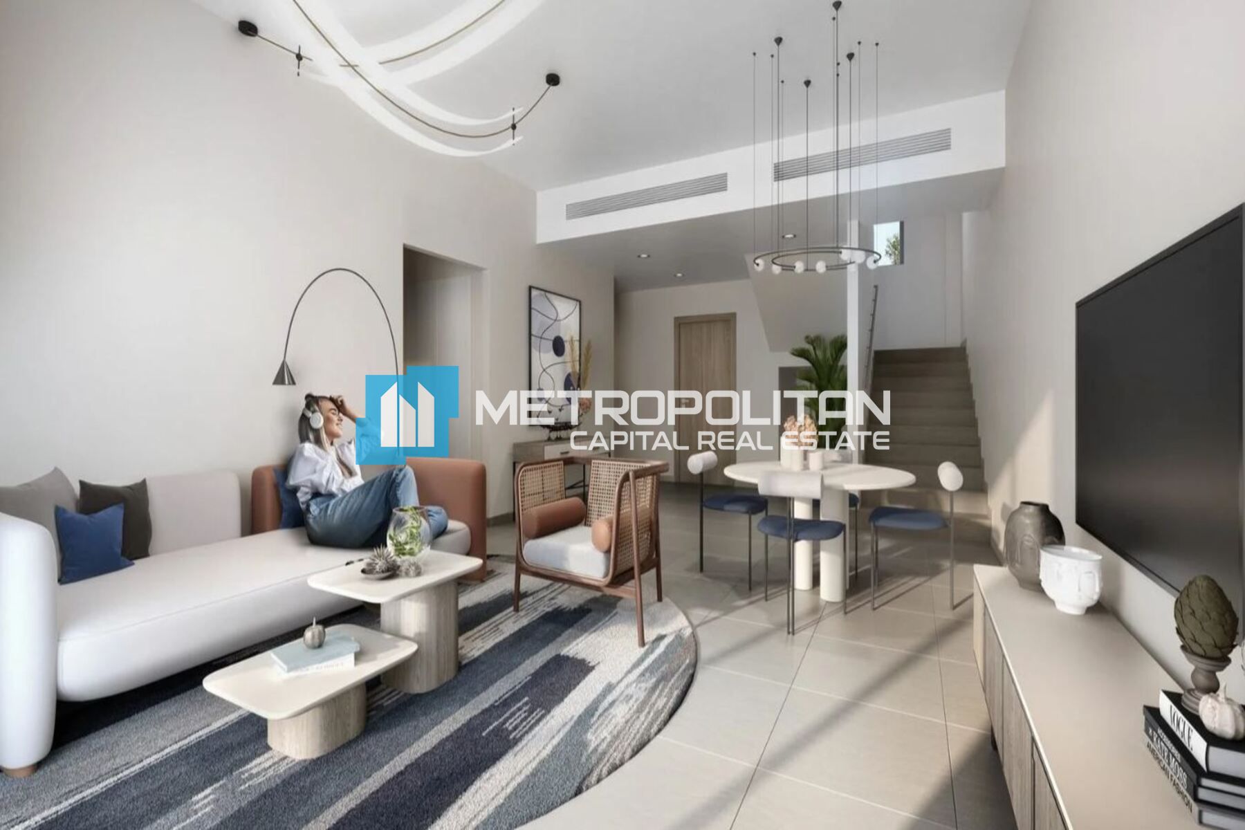 Modern 3BR+M| Double Row Townhouse| Yas Park Gate