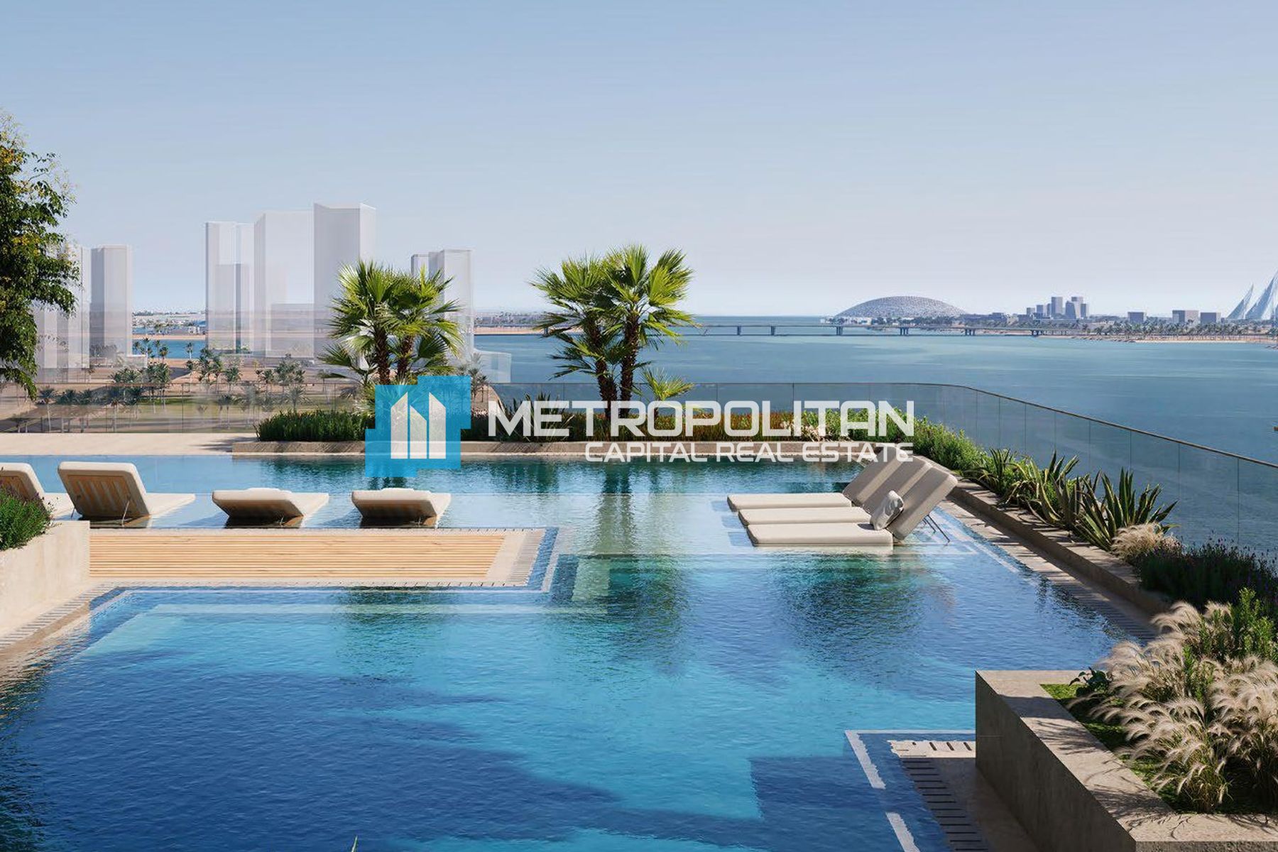 Sea View | Beach Access | 2BR+Maids | 2 Balconies