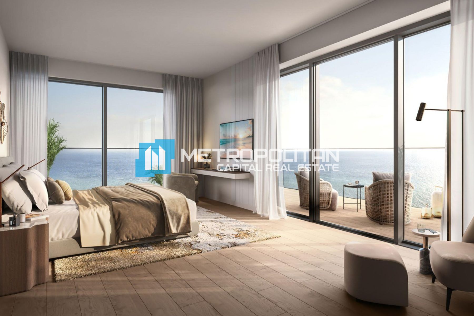Sea View | Beach Access | 2BR+Maids | 2 Balconies