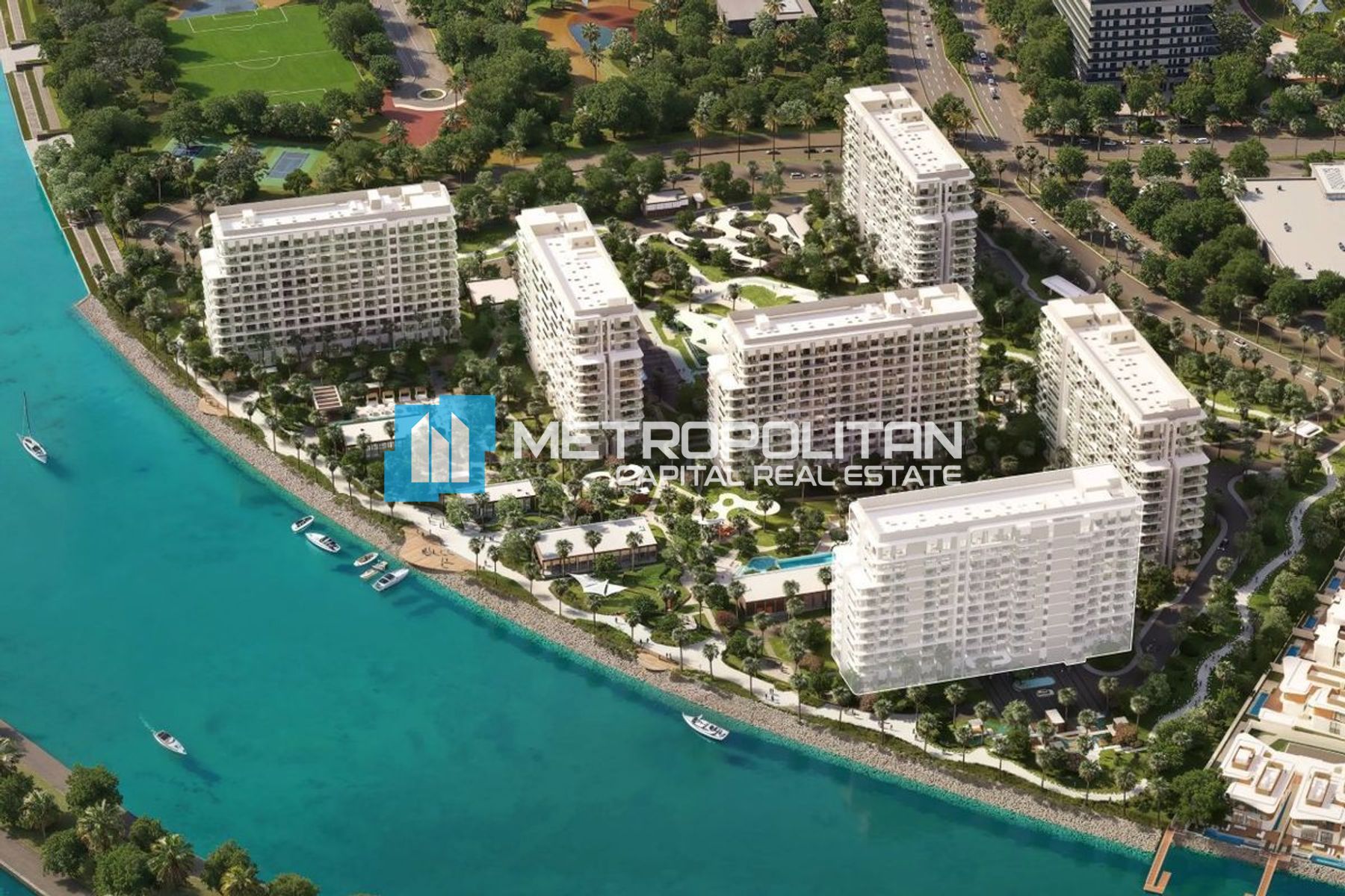 Partial Canal View | 2BR w/ 2 Balconies |Mid Floor
