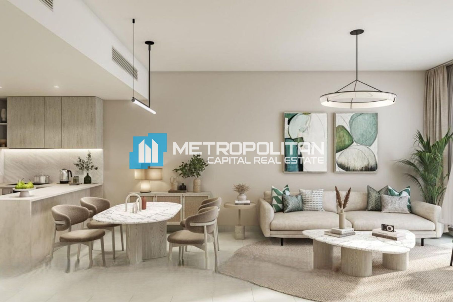 Partial Canal View | 2BR w/ 2 Balconies |Mid Floor
