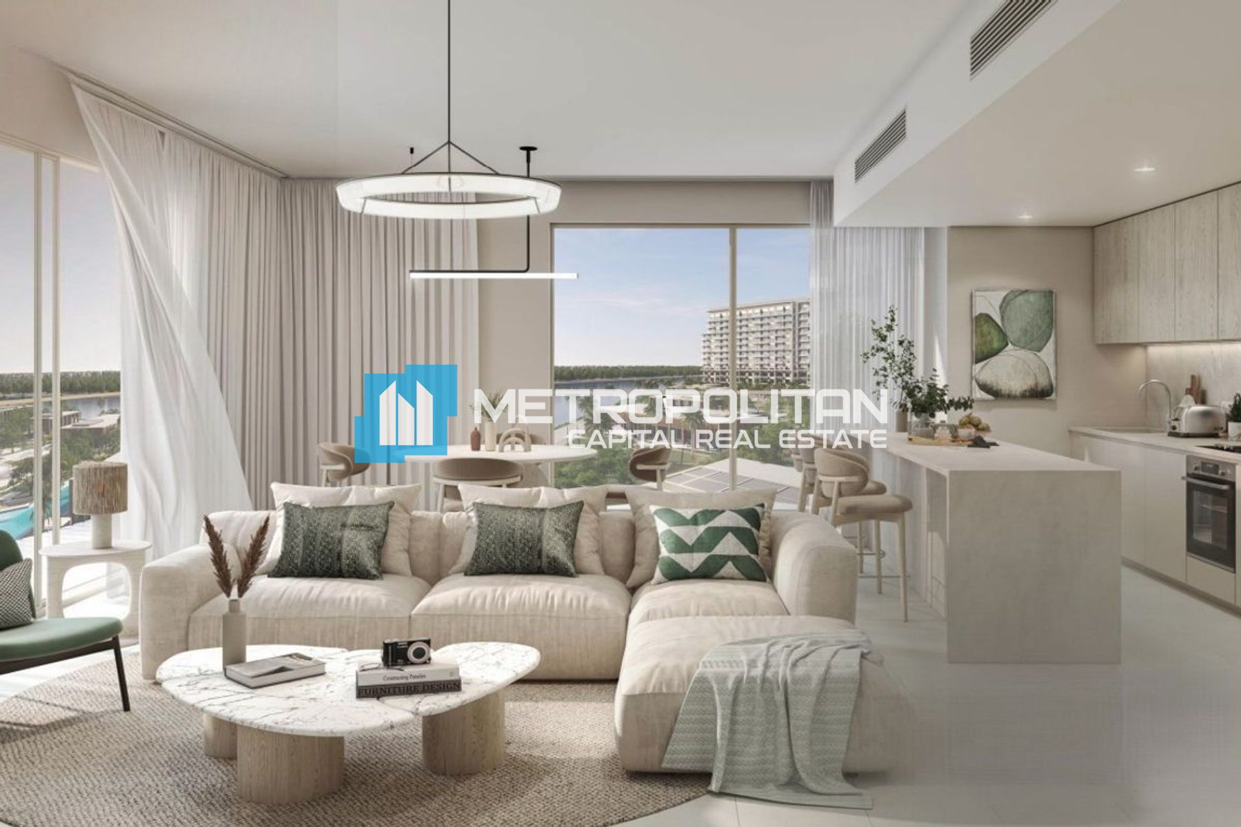 Partial Canal View | 2BR w/ 2 Balconies |Mid Floor