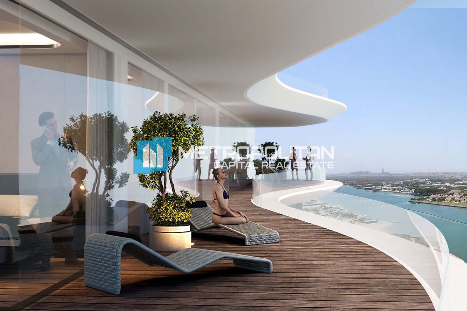 Sea & City View | Balcony | Waterfront Living