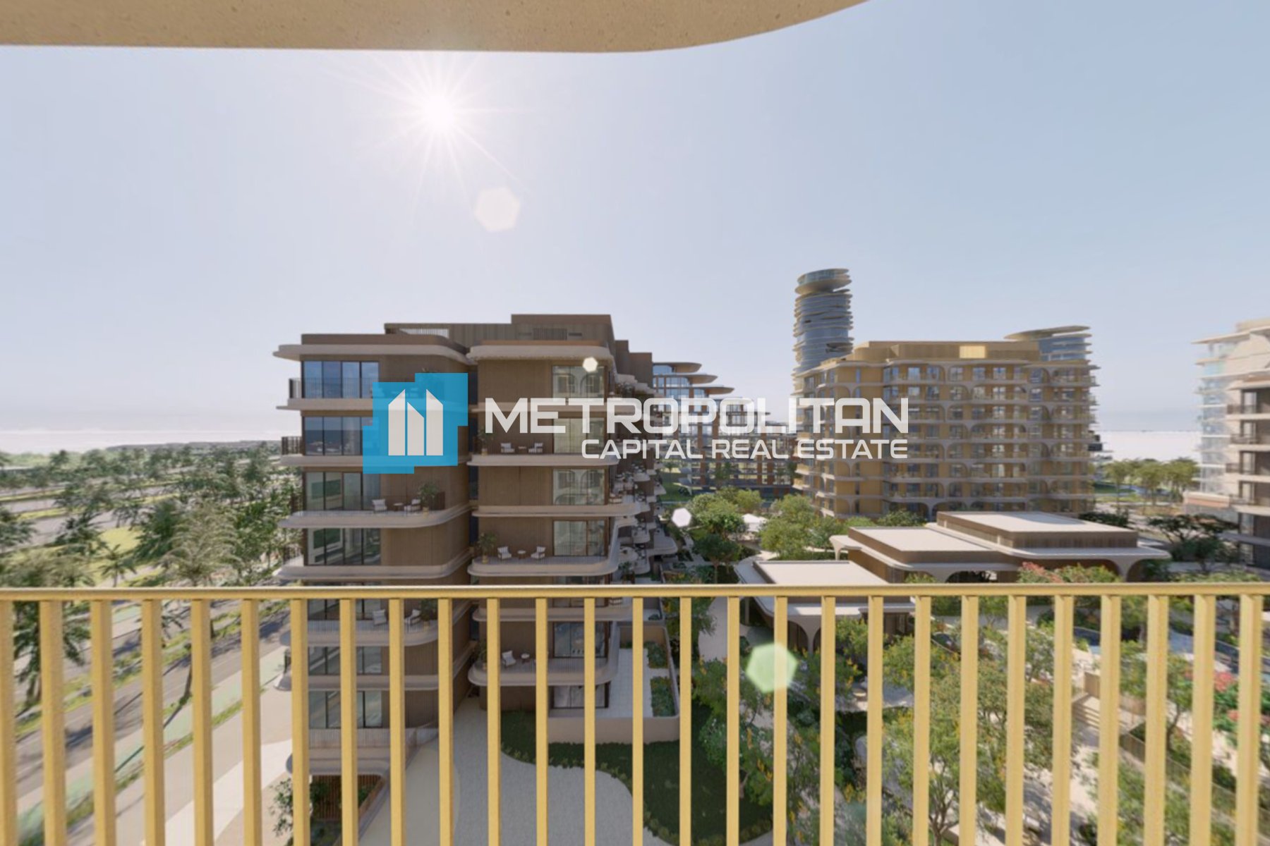 Partial Sea View|2BR+Balcony|Beachfront Community