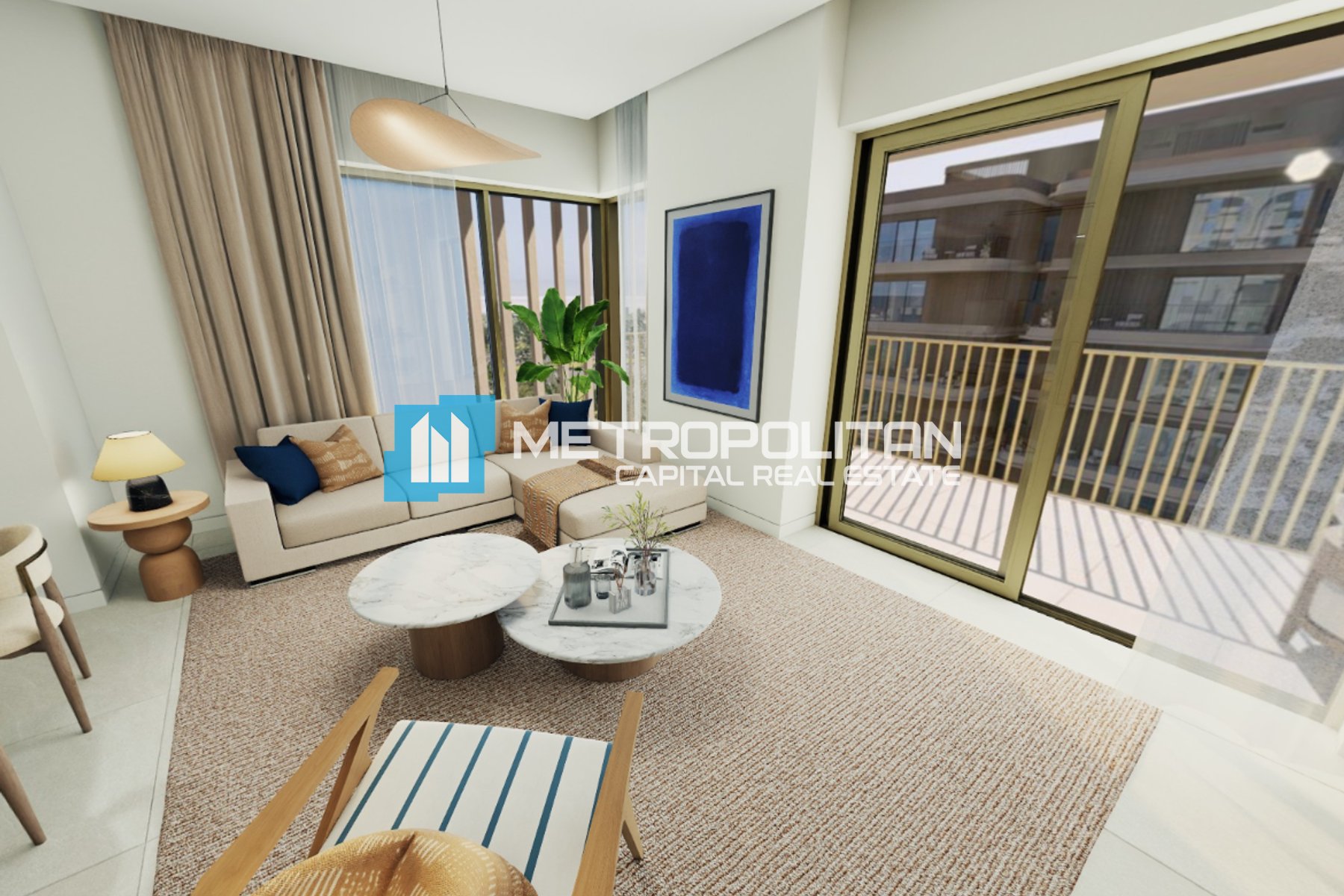 Partial Sea View|2BR+Balcony|Beachfront Community